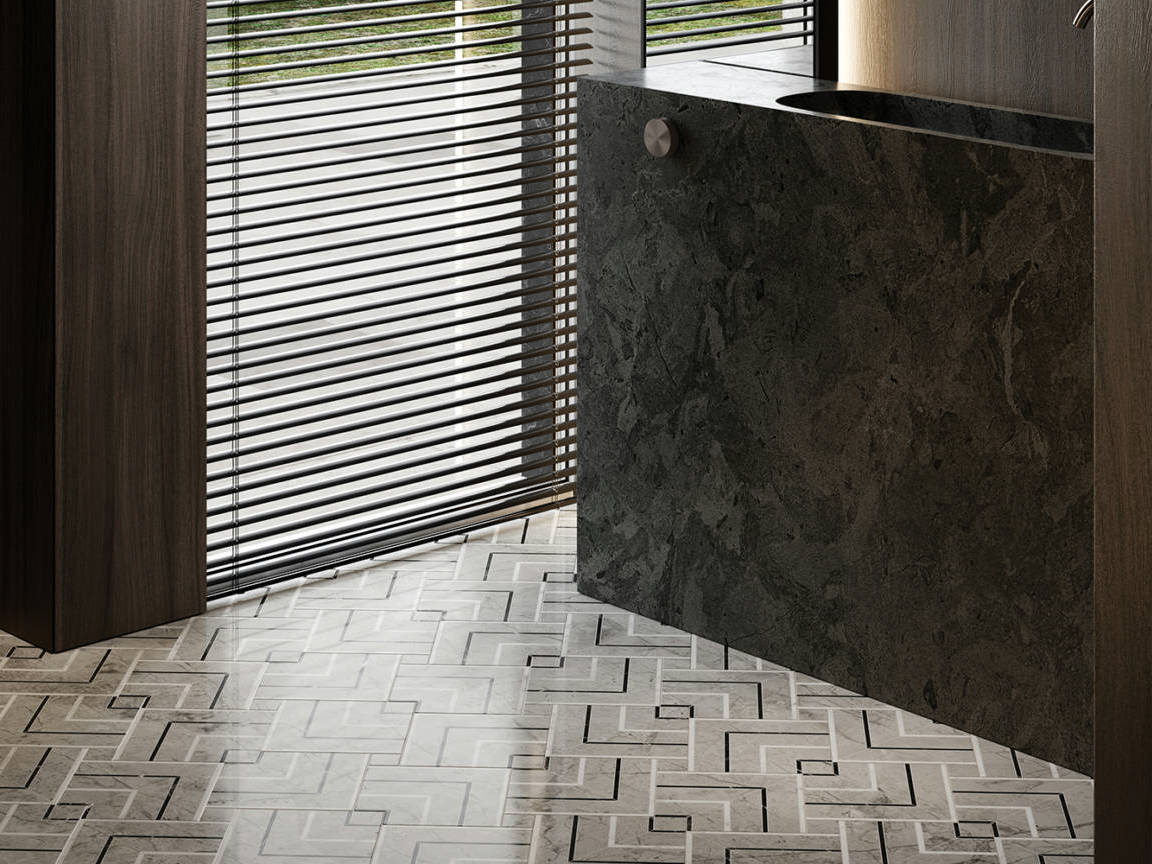 Luxury Roma Argento Picco Mosaic 2 | Aromaz Home