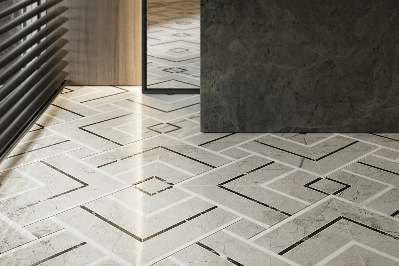 Luxury Roma Argento Picco Mosaic 3 | Aromaz Home