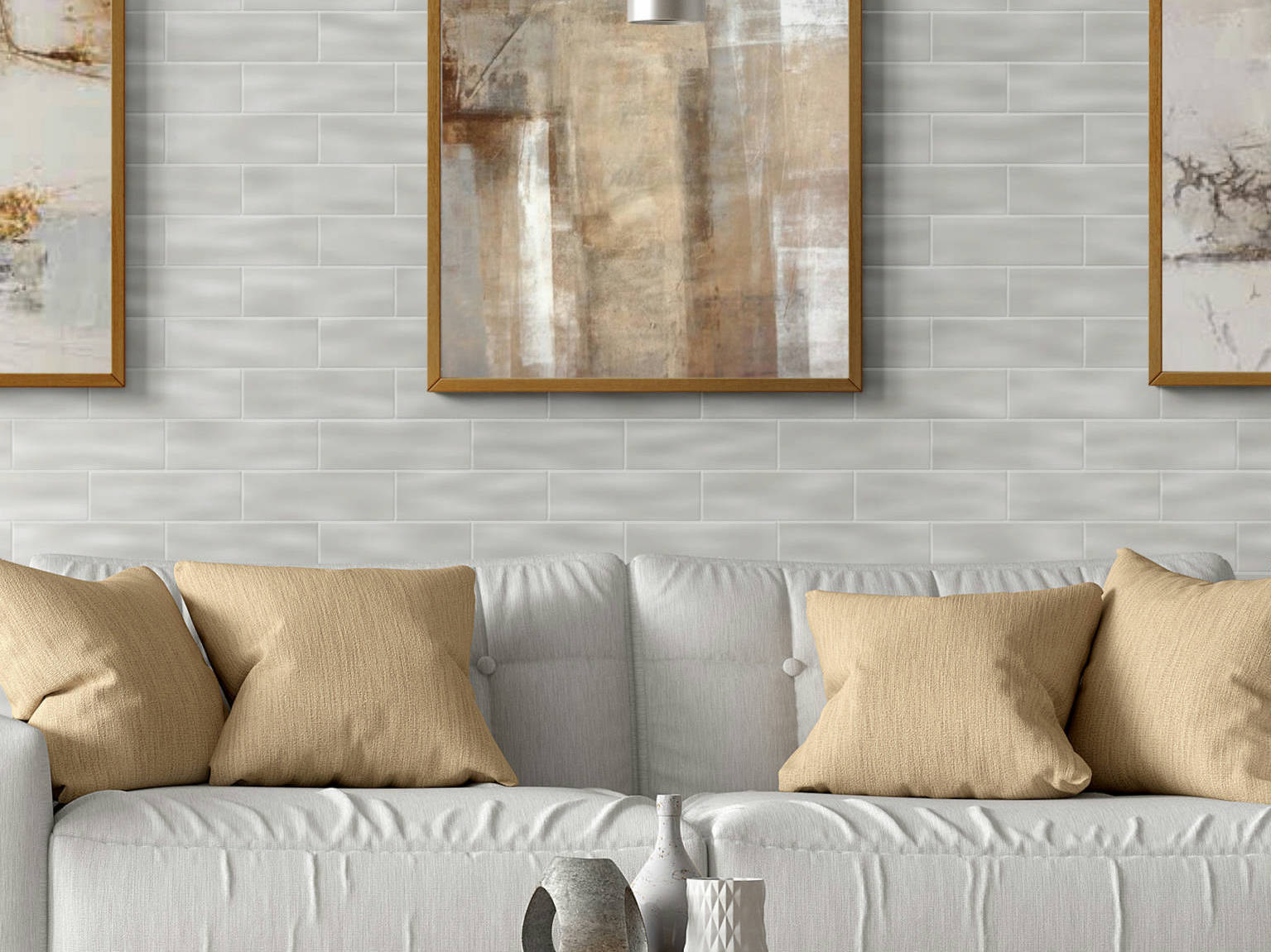 Matte Flint Brickwork Mosaic | Aromaz Home