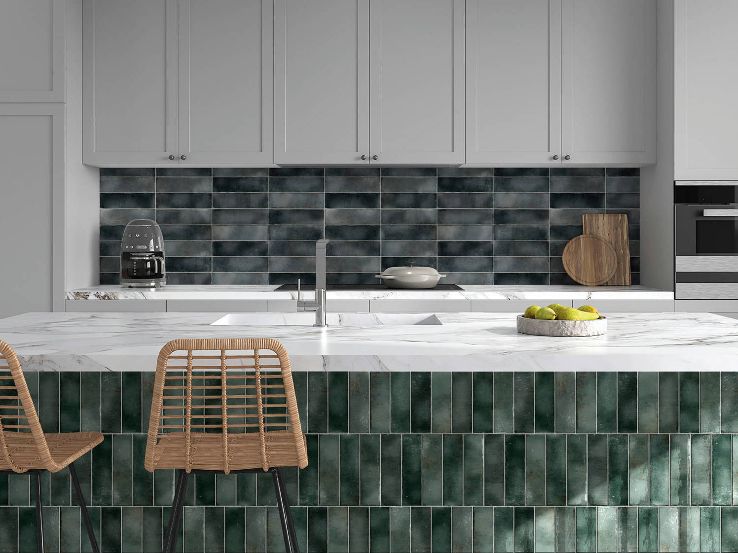 Miami Brickell Jade and Key Biscayne Anthracite | Aromaz Home