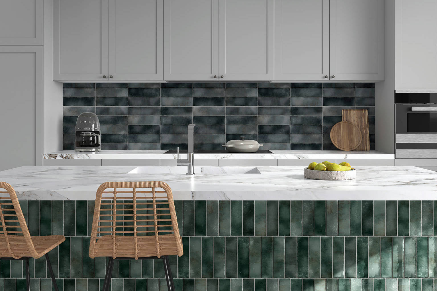 Miami Brickell Jade and Key Biscayne Anthracite | Aromaz Home