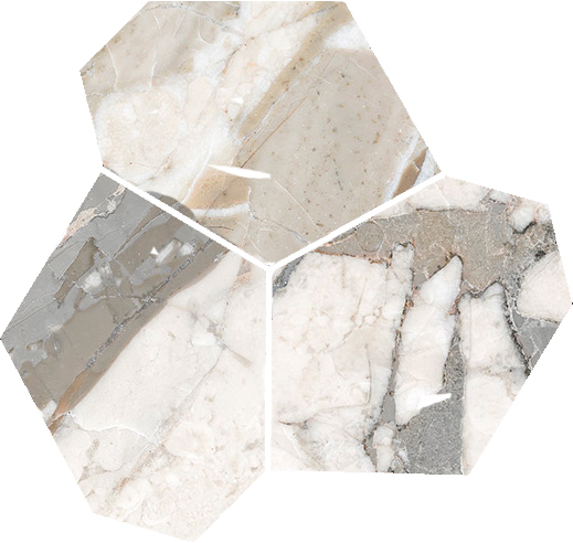 Dynasty Grey Polished/Matte 11X12 Eggs Mosaic | Aromaz Home