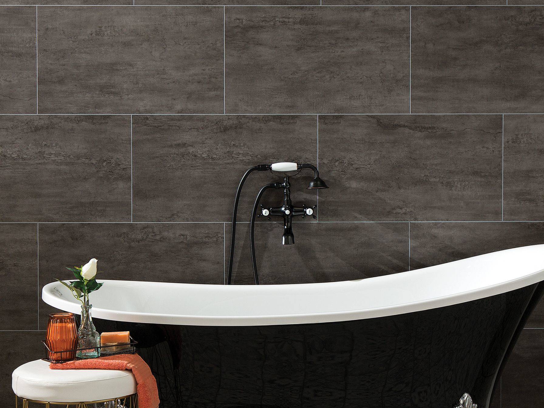 Ashen Slate Wall Tile 25x15 | Aromaz Home