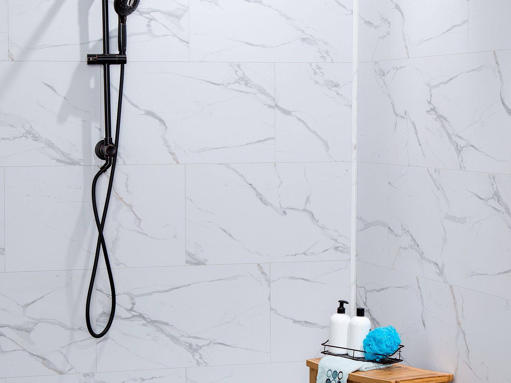 Carrara Marble Wall Tile 25x15 | Aromaz Home