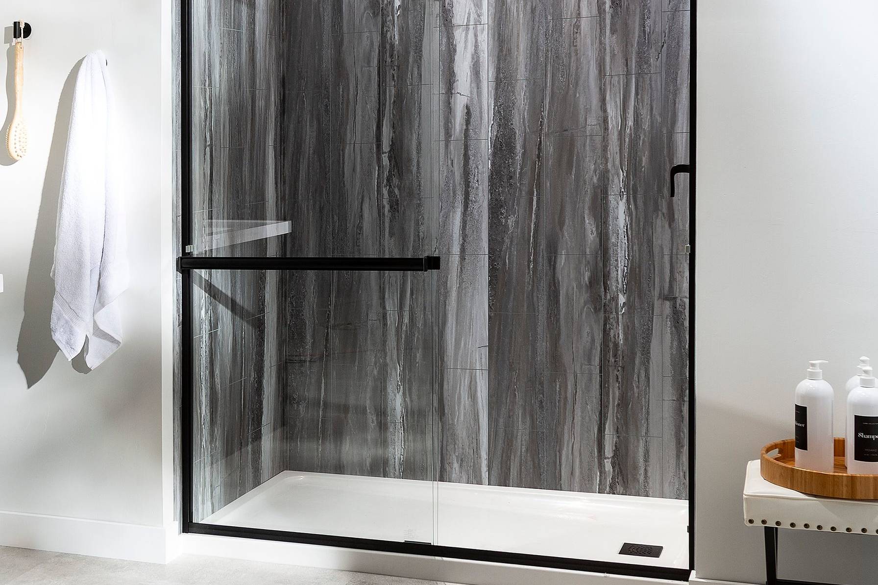 Hermitage Granite Shower Wall Kit 36x36x78 | Aromaz Home