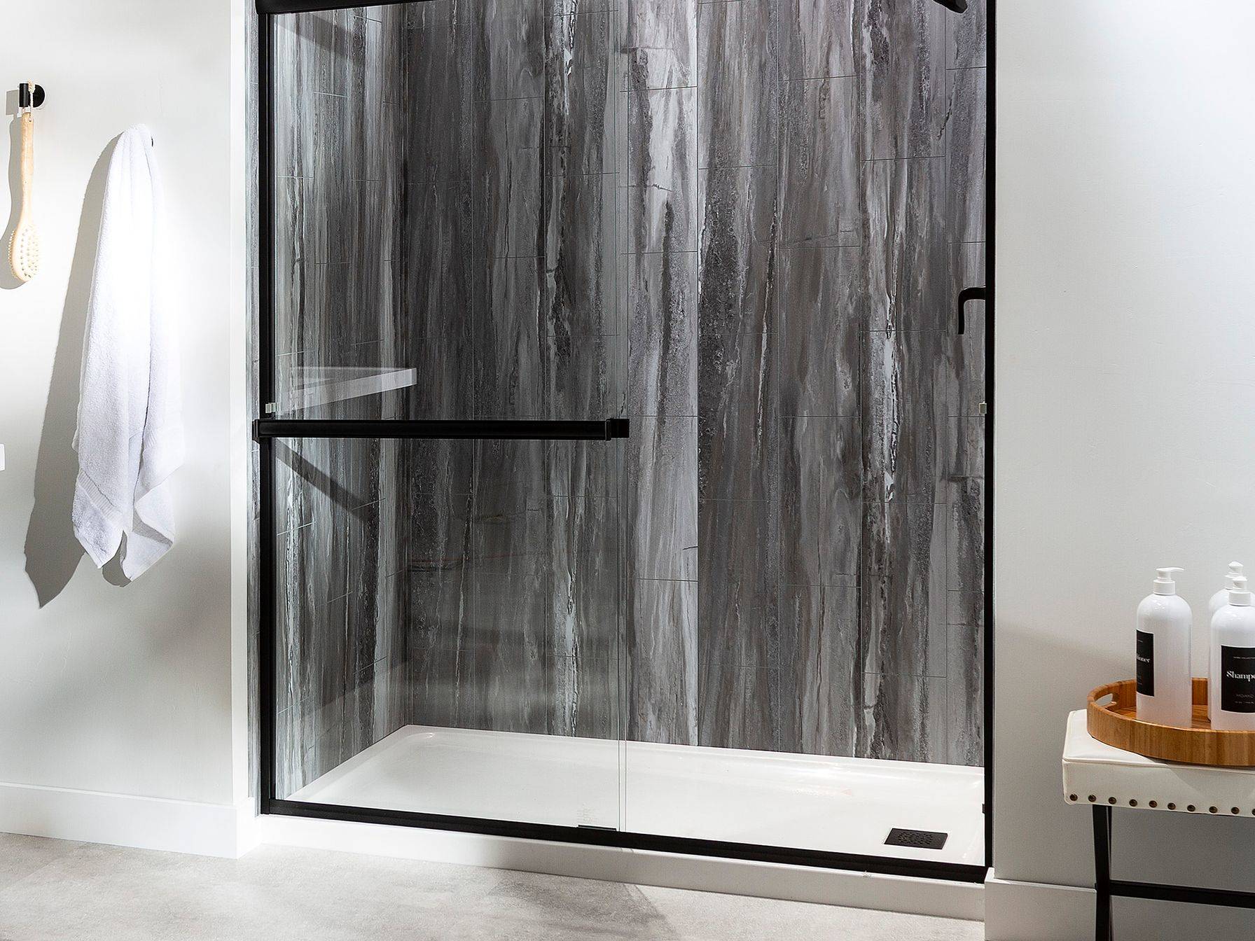 Hermitage Granite Shower Wall Kit 36x36x78 | Aromaz Home