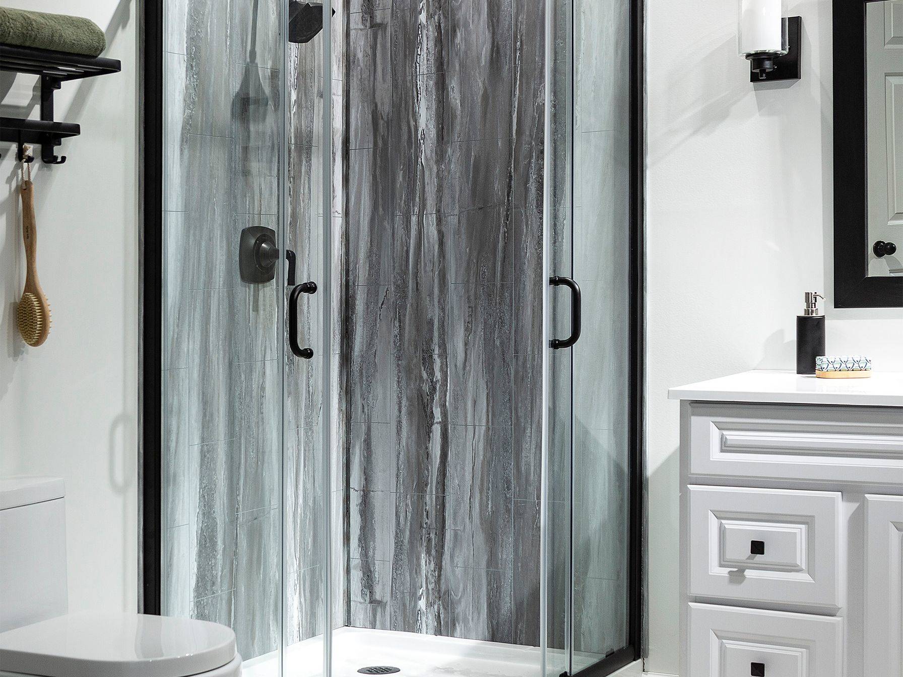 Hermitage Granite Shower Wall Kit 36x60x78 | Aromaz Home