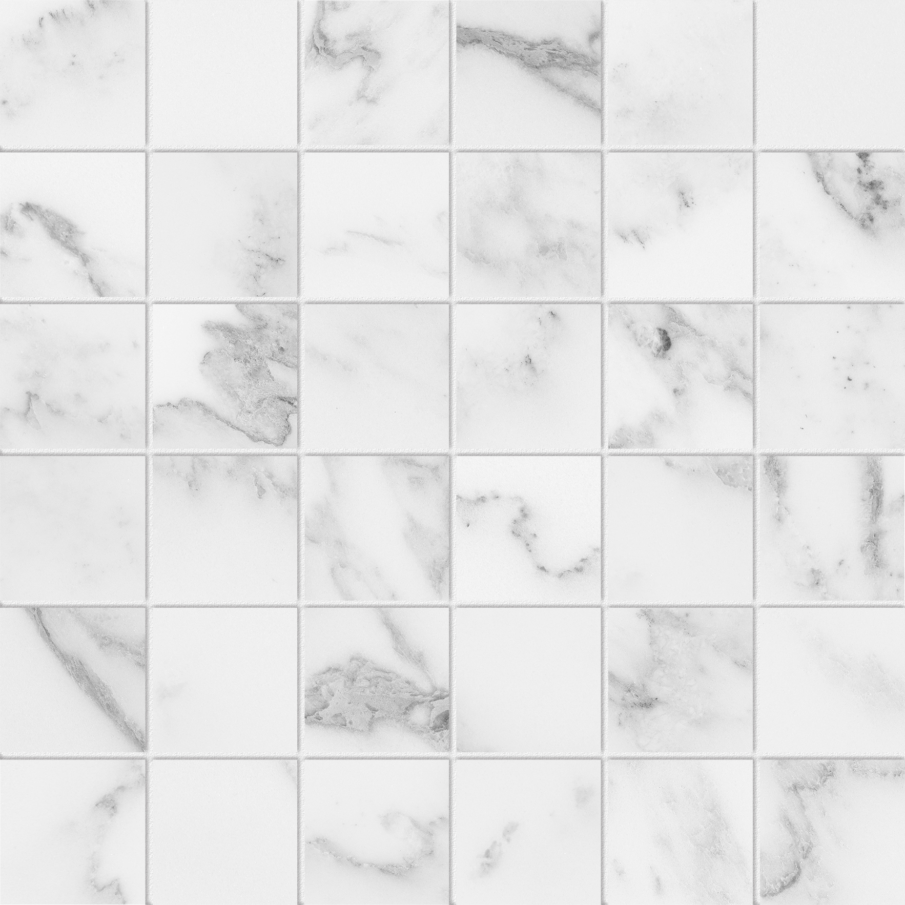 Florence 2X2 Bianco Matte Mosaic | Aromaz Home
