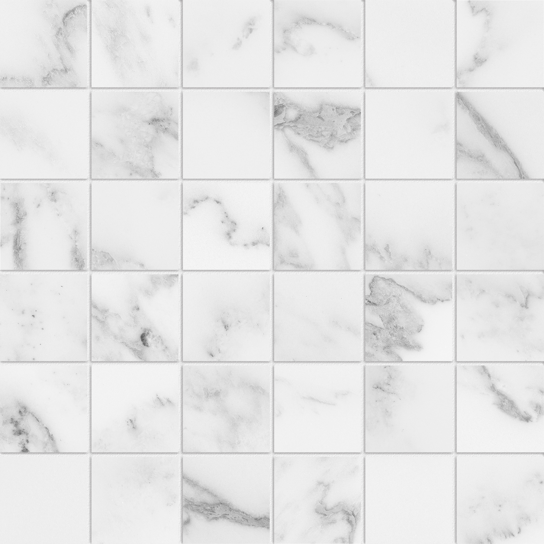 Florence 2X2 Bianco Matte Mosaic | Aromaz Home