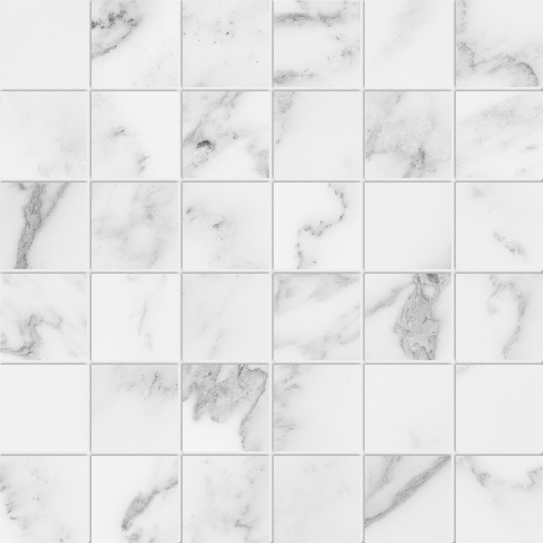 Florence 2X2 Bianco Matte Mosaic | Aromaz Home
