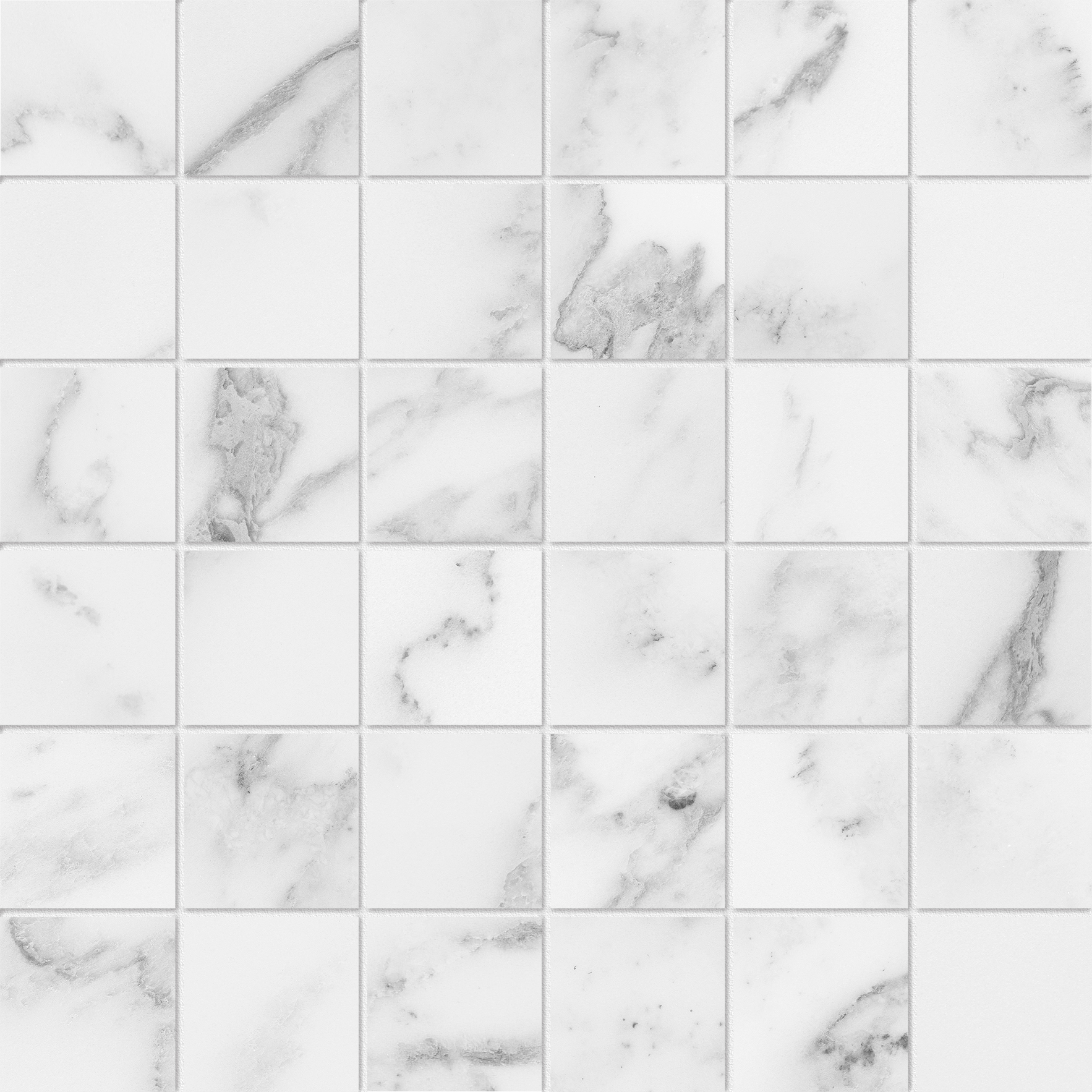 Florence 2X2 Bianco Matte Mosaic | Aromaz Home