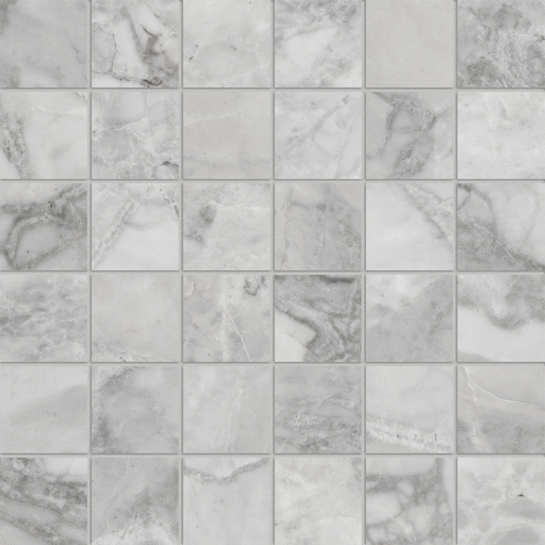 Florence 2X2 Grigio Matte Mosaic | Aromaz Home