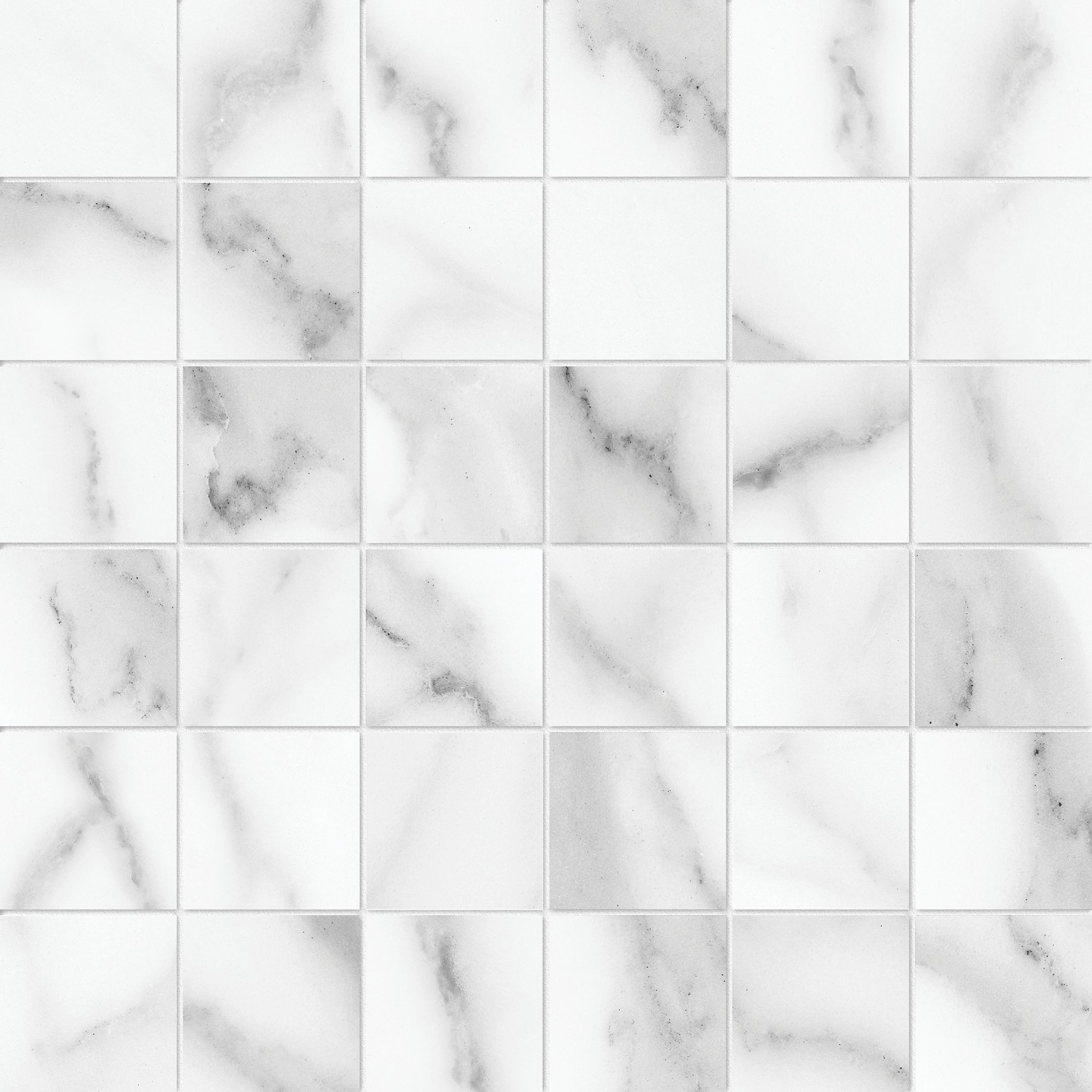 Florence 2X2 Statuario Matte Mosaic | Aromaz Home