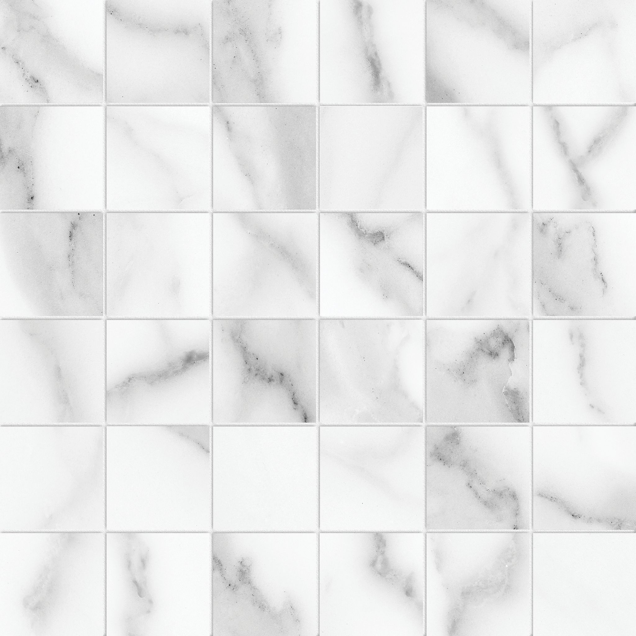 Florence 2X2 Statuario Matte Mosaic | Aromaz Home
