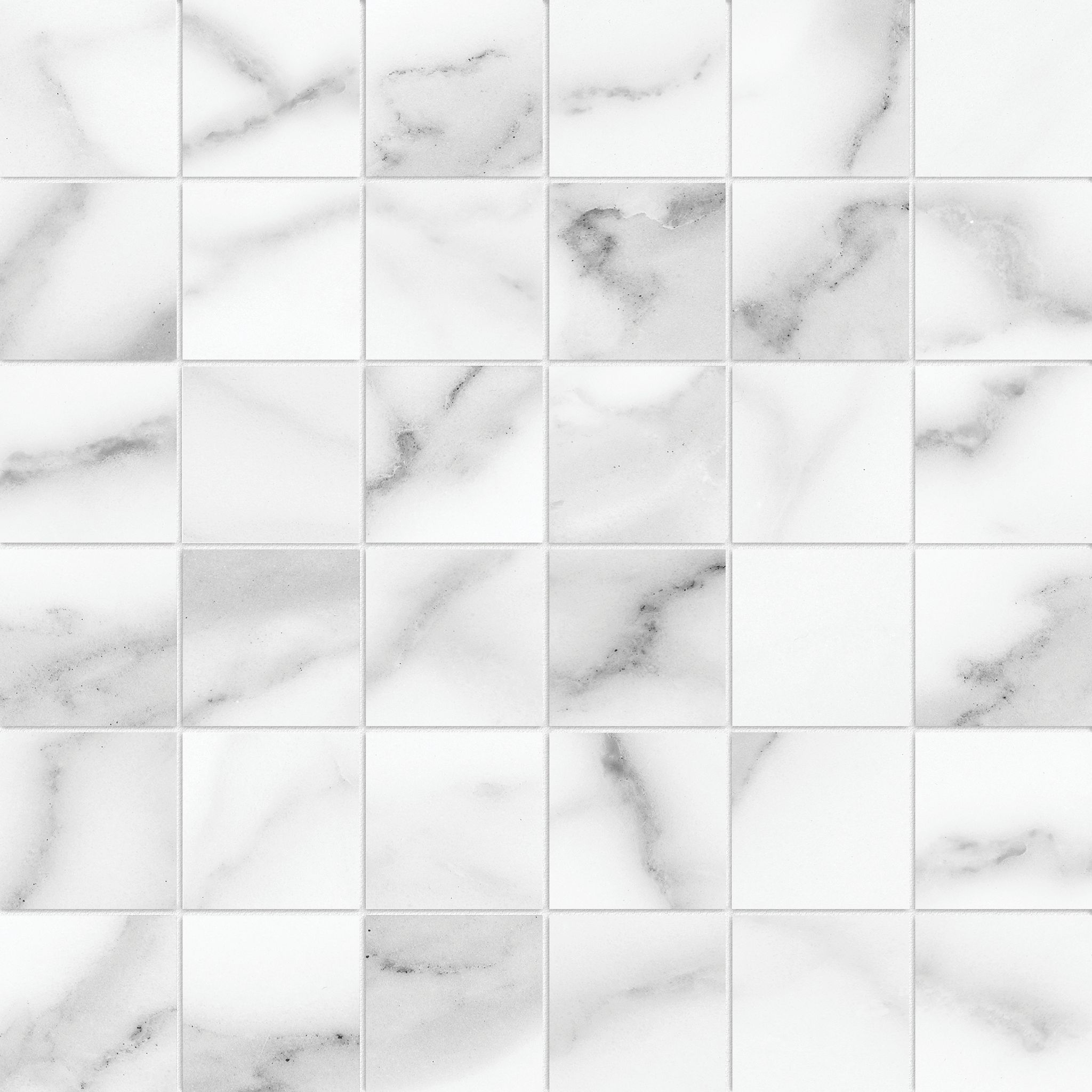 Florence 2X2 Statuario Matte Mosaic | Aromaz Home
