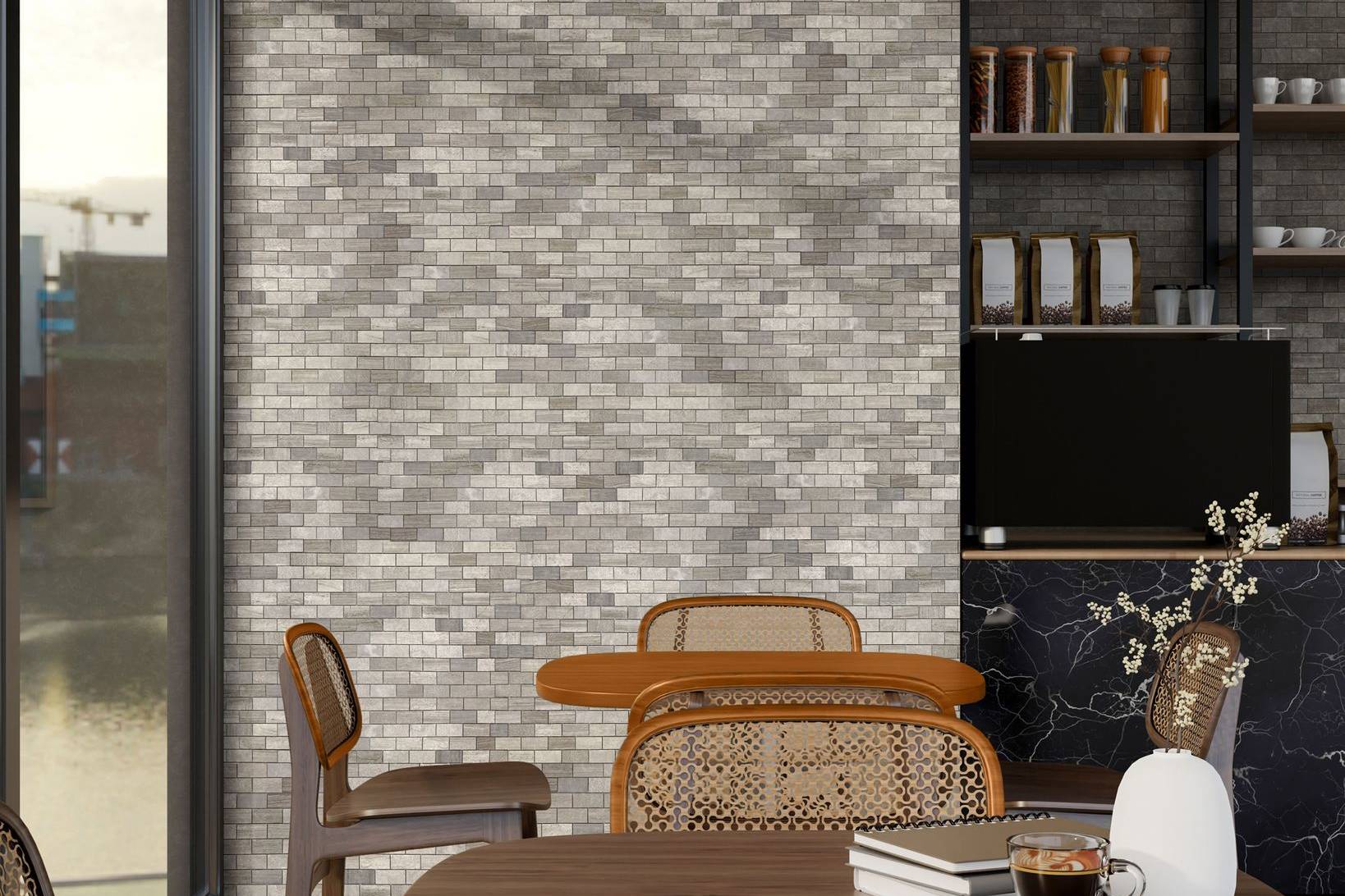 Brick Limestone Multi Finish Grey 3 | Aromaz Home