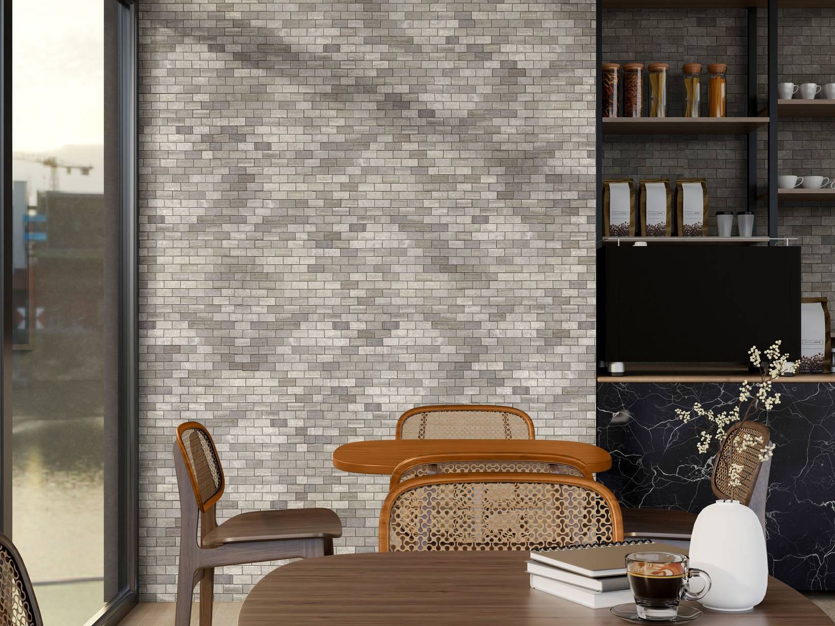 Brick Limestone Multi Finish Grey 3 | Aromaz Home