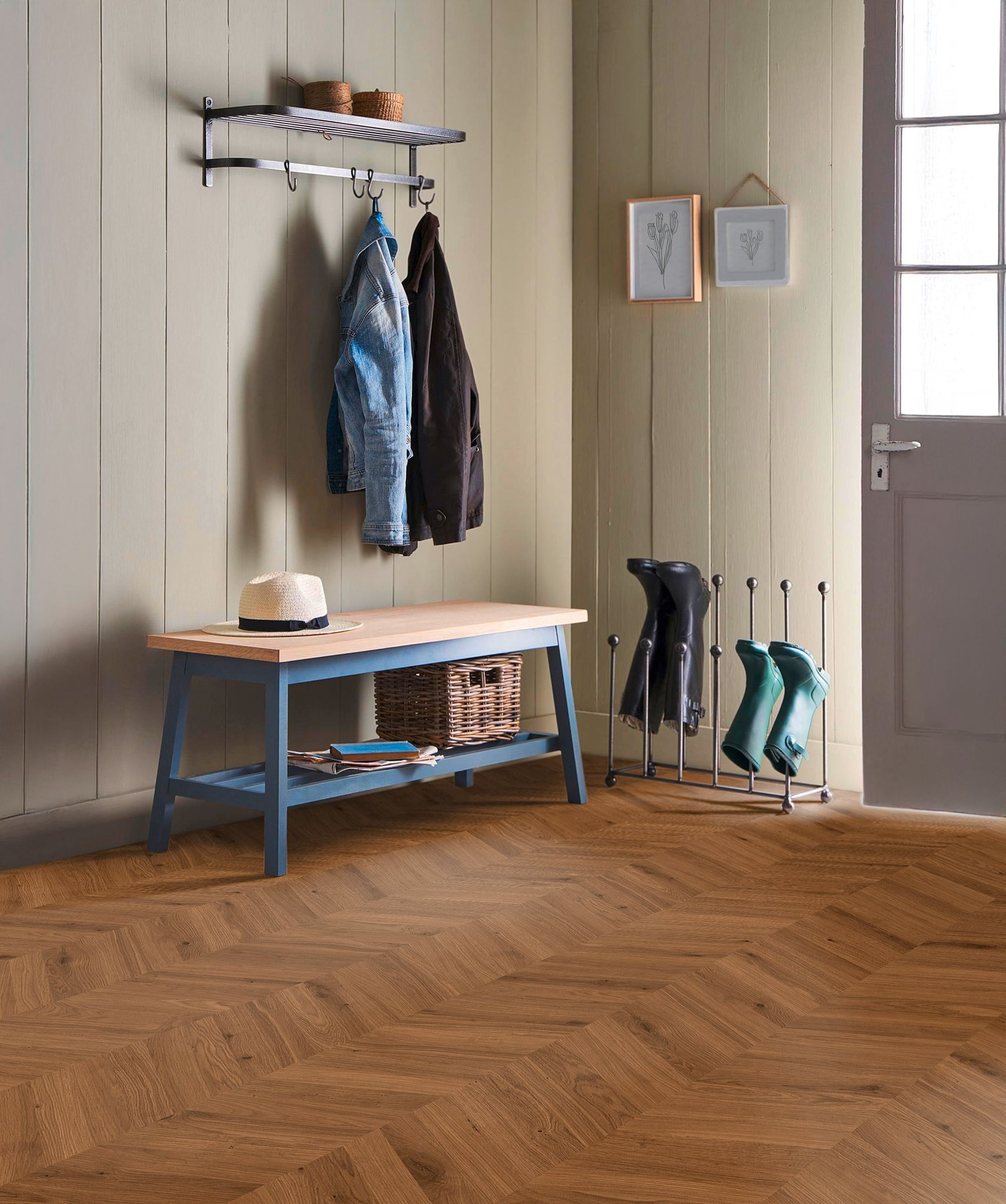 Chevron Timber Espresso | Aromaz Home