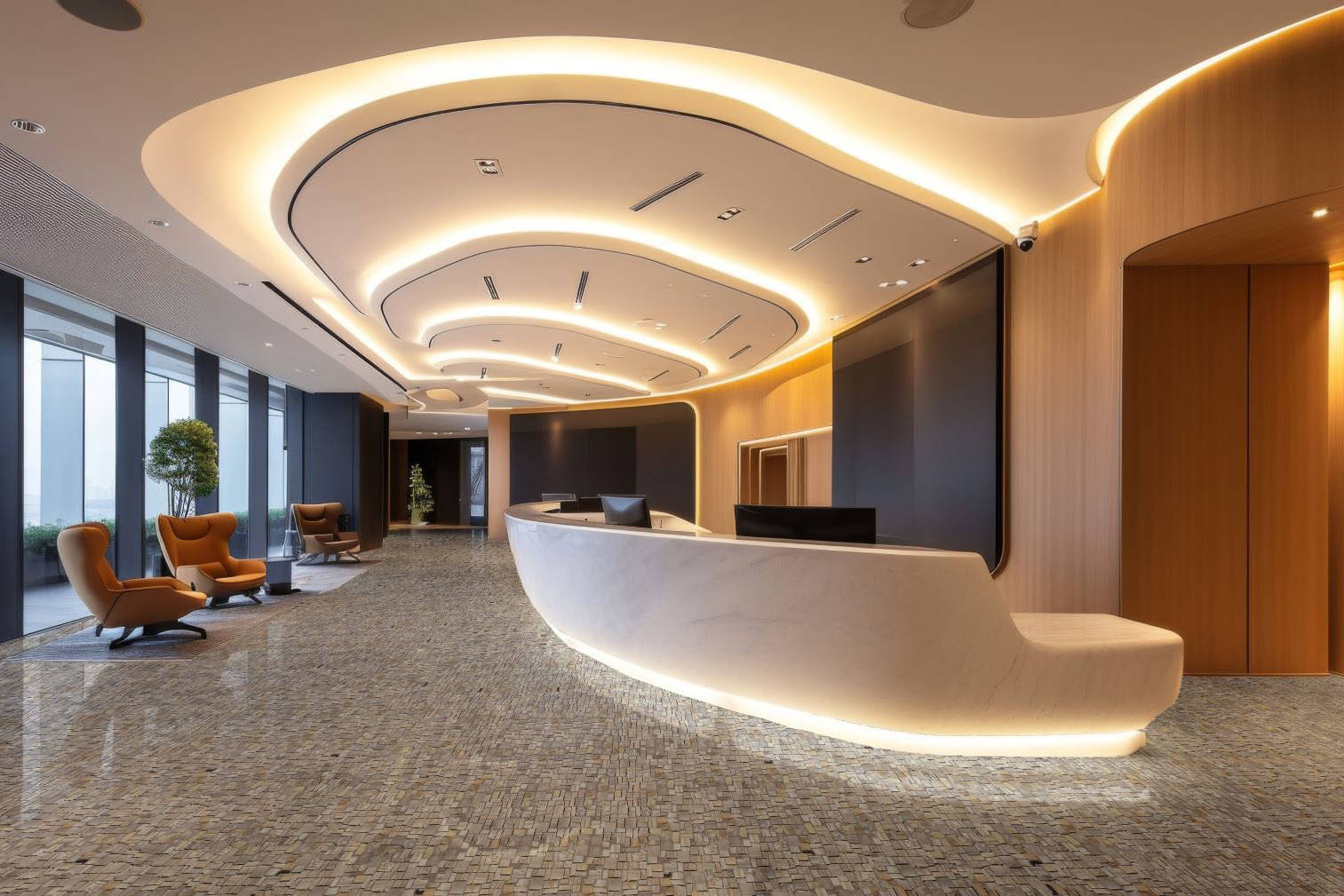 Cubic Fossil Wood Stone  | Aromaz Home