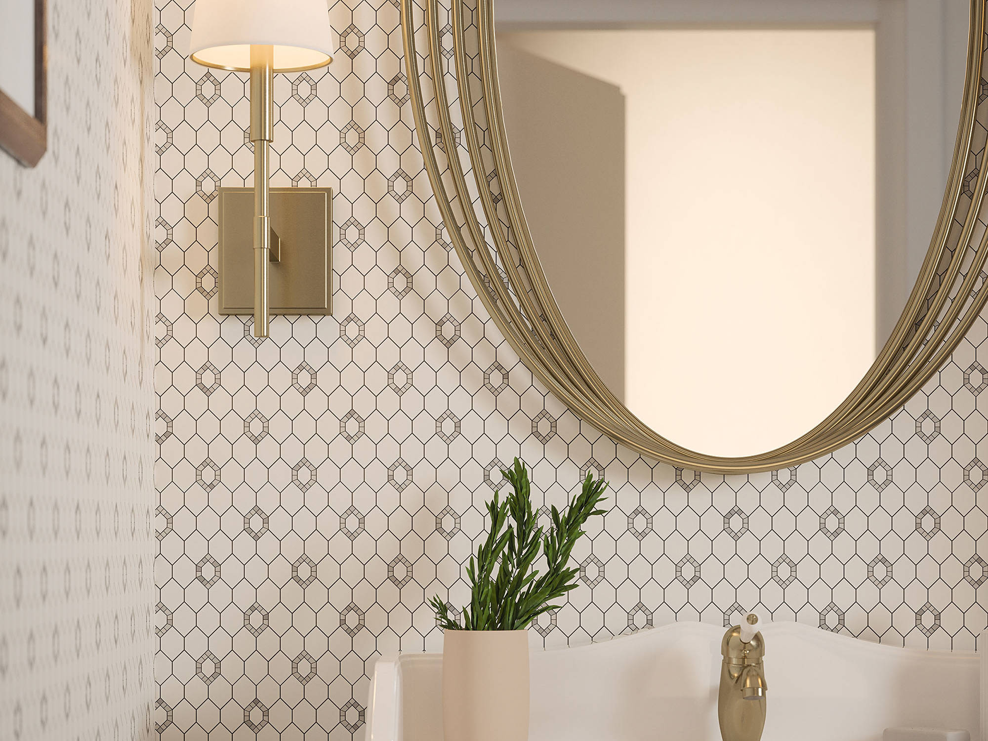 Daffodil Grey Mosaic | Aromaz Home