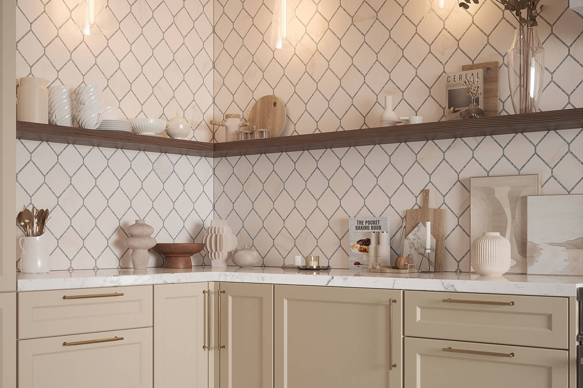 Elm Blue Mosaic 1 | Aromaz Home