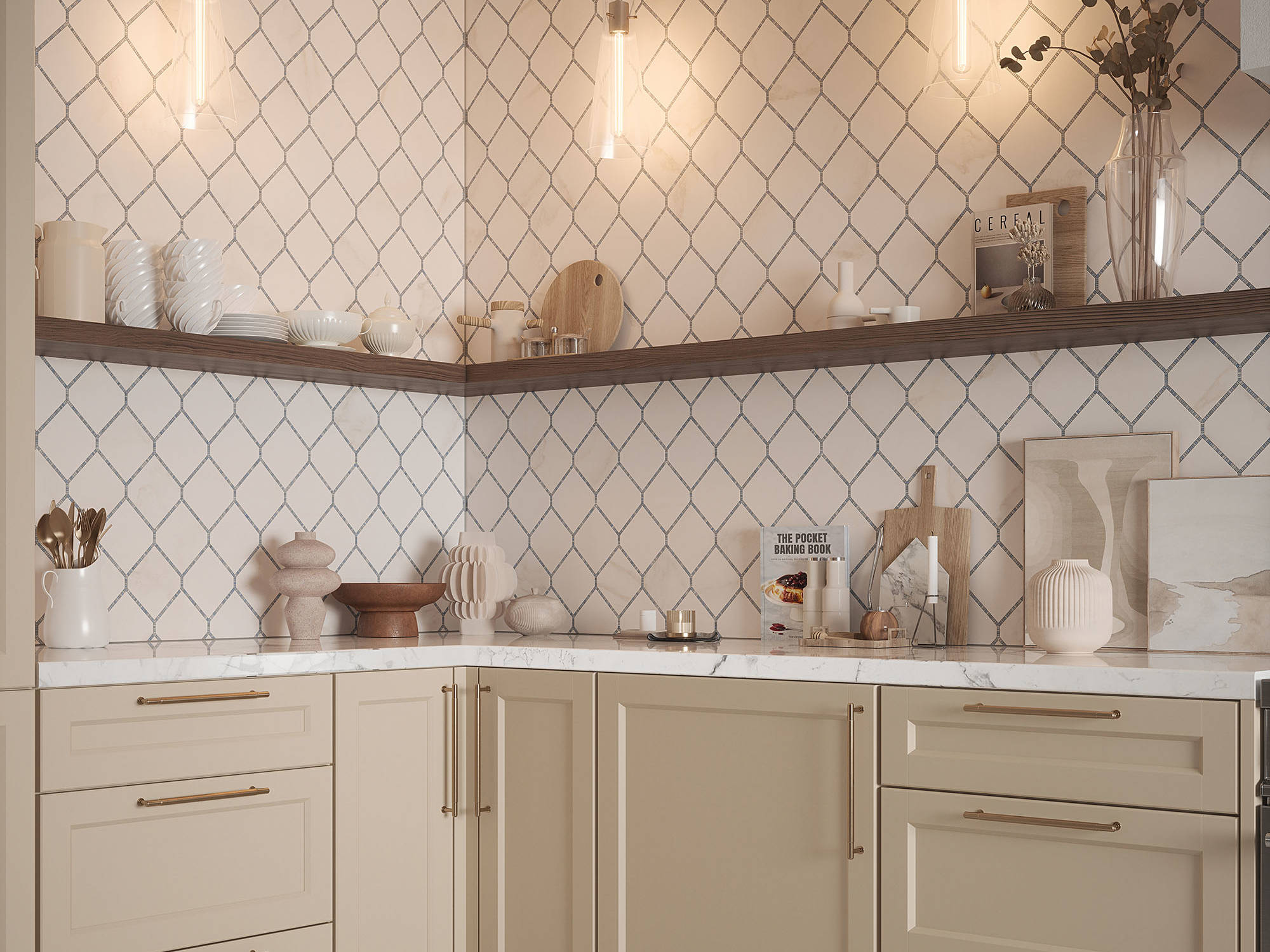 Elm Blue Mosaic 1 | Aromaz Home