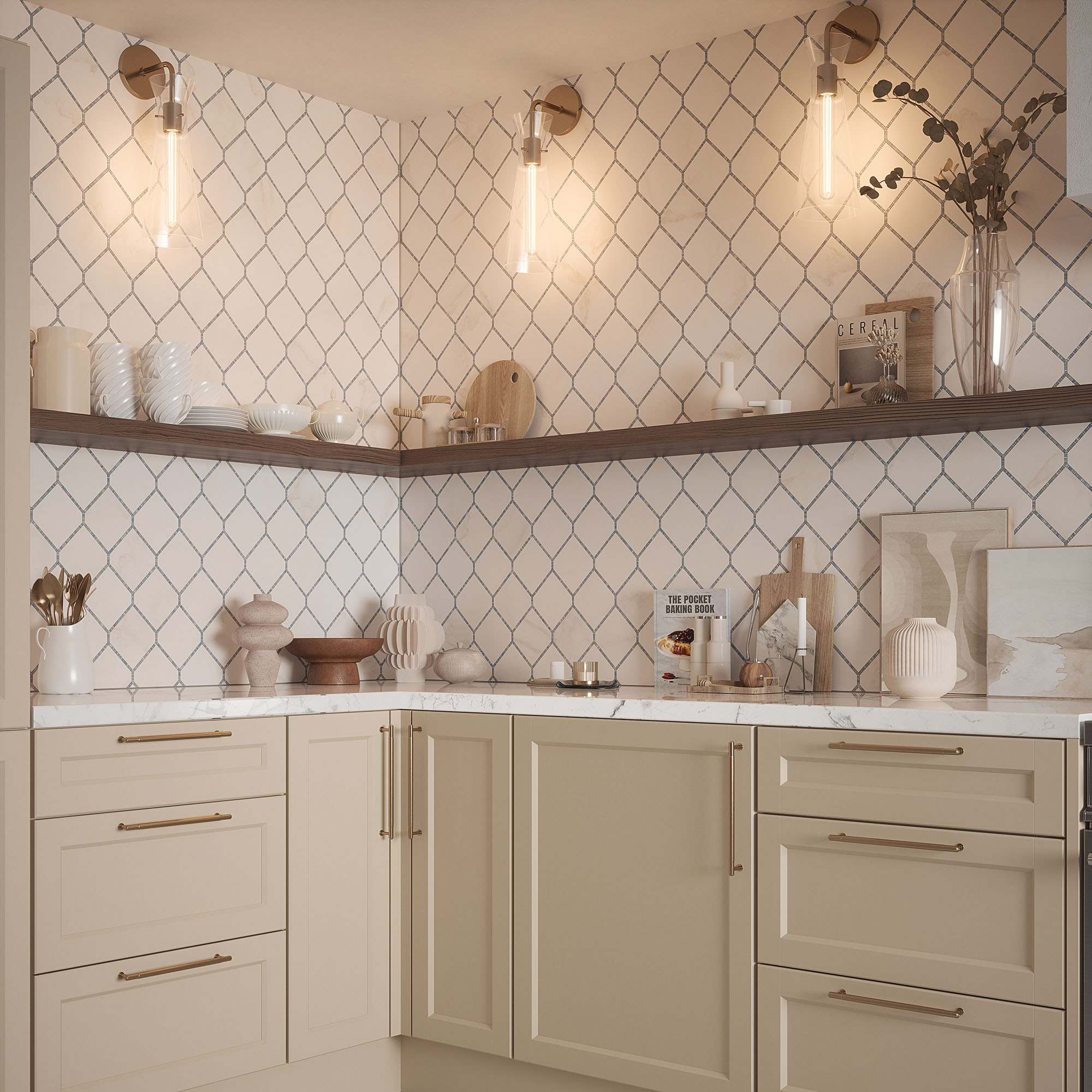 Elm Blue Mosaic 1 | Aromaz Home