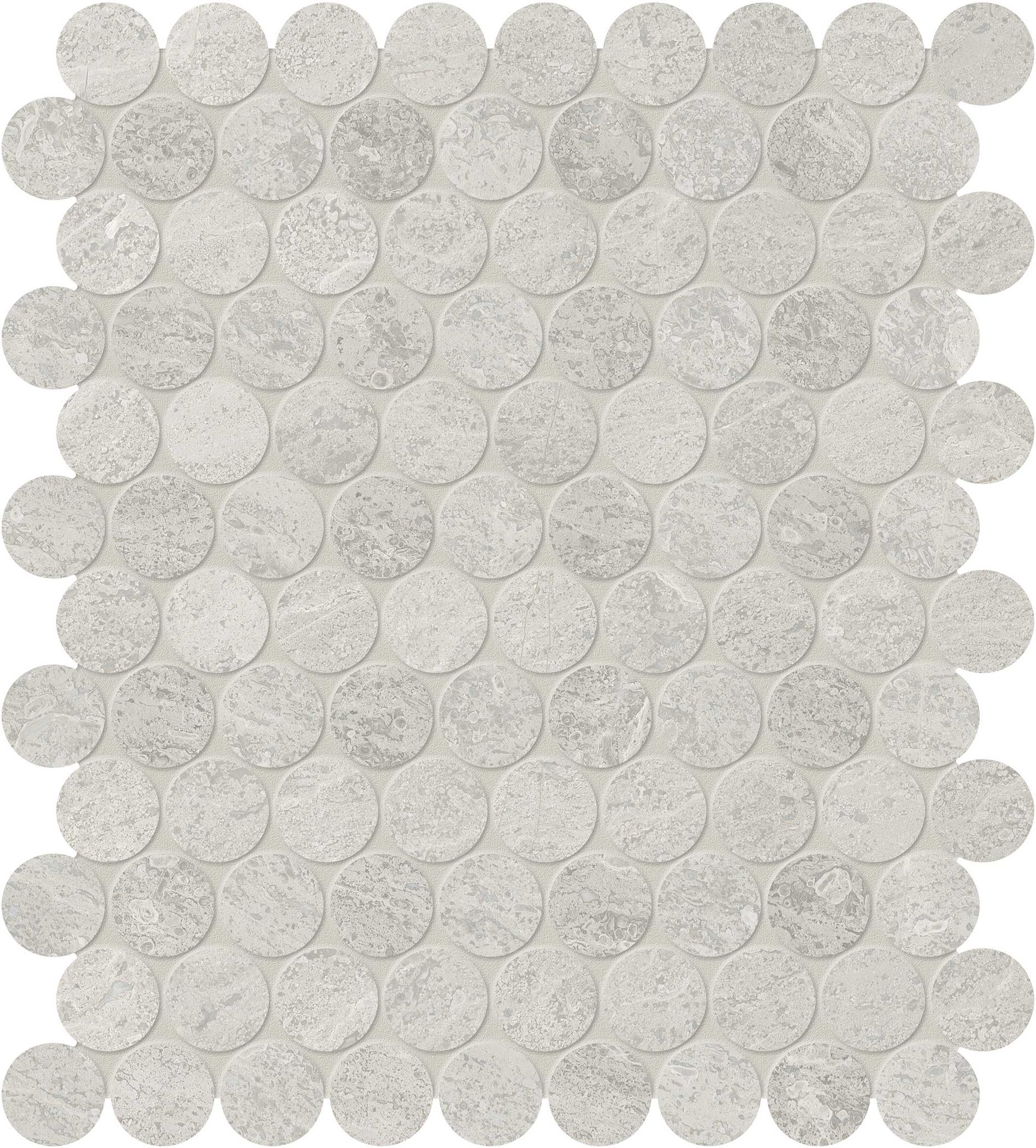 Anciano Grigio 1.25 Penny Round Mosaic | Aromaz Home