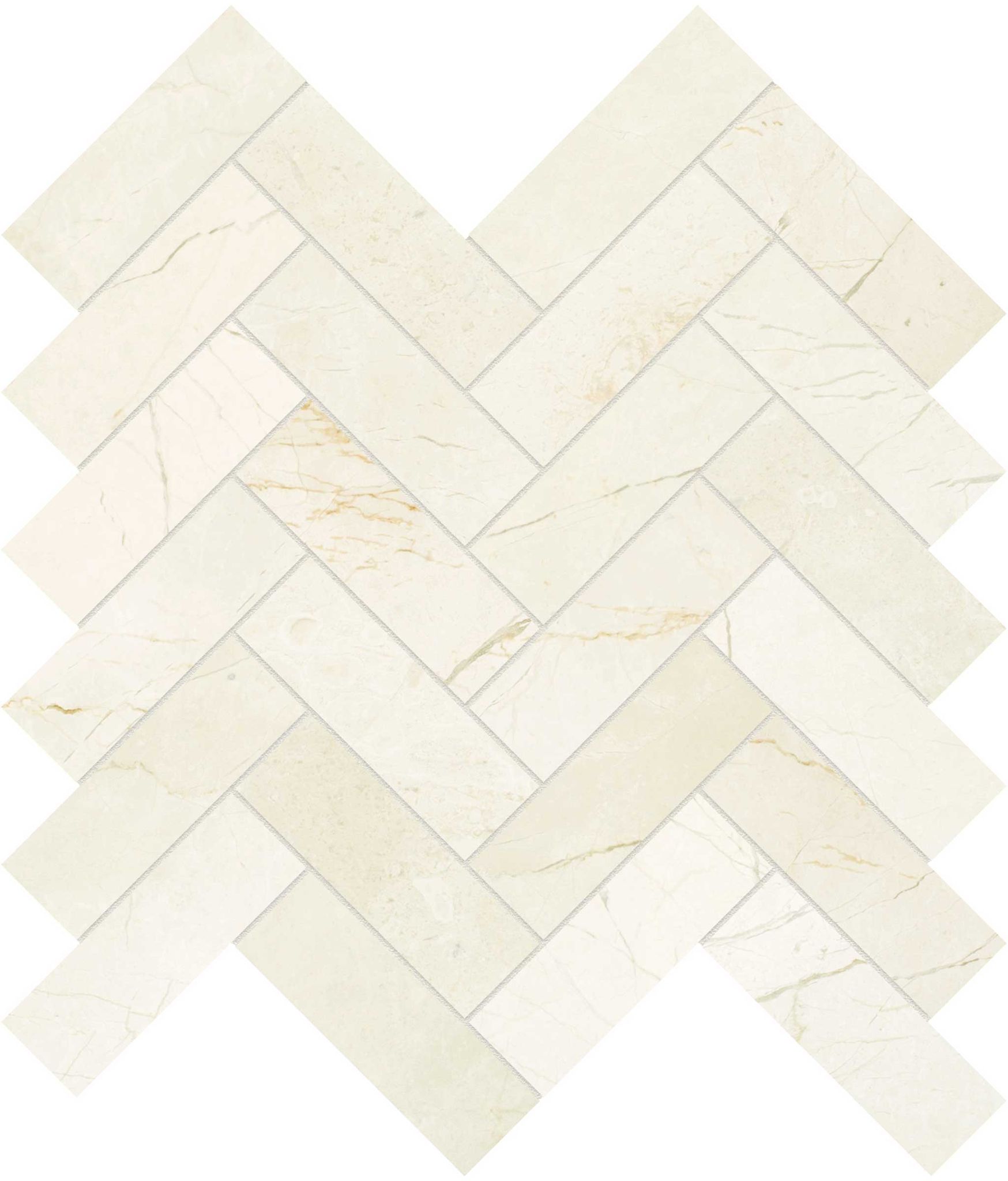 Avorio Crema 1.25x4 Herringbone Mosaic | Aromaz Home