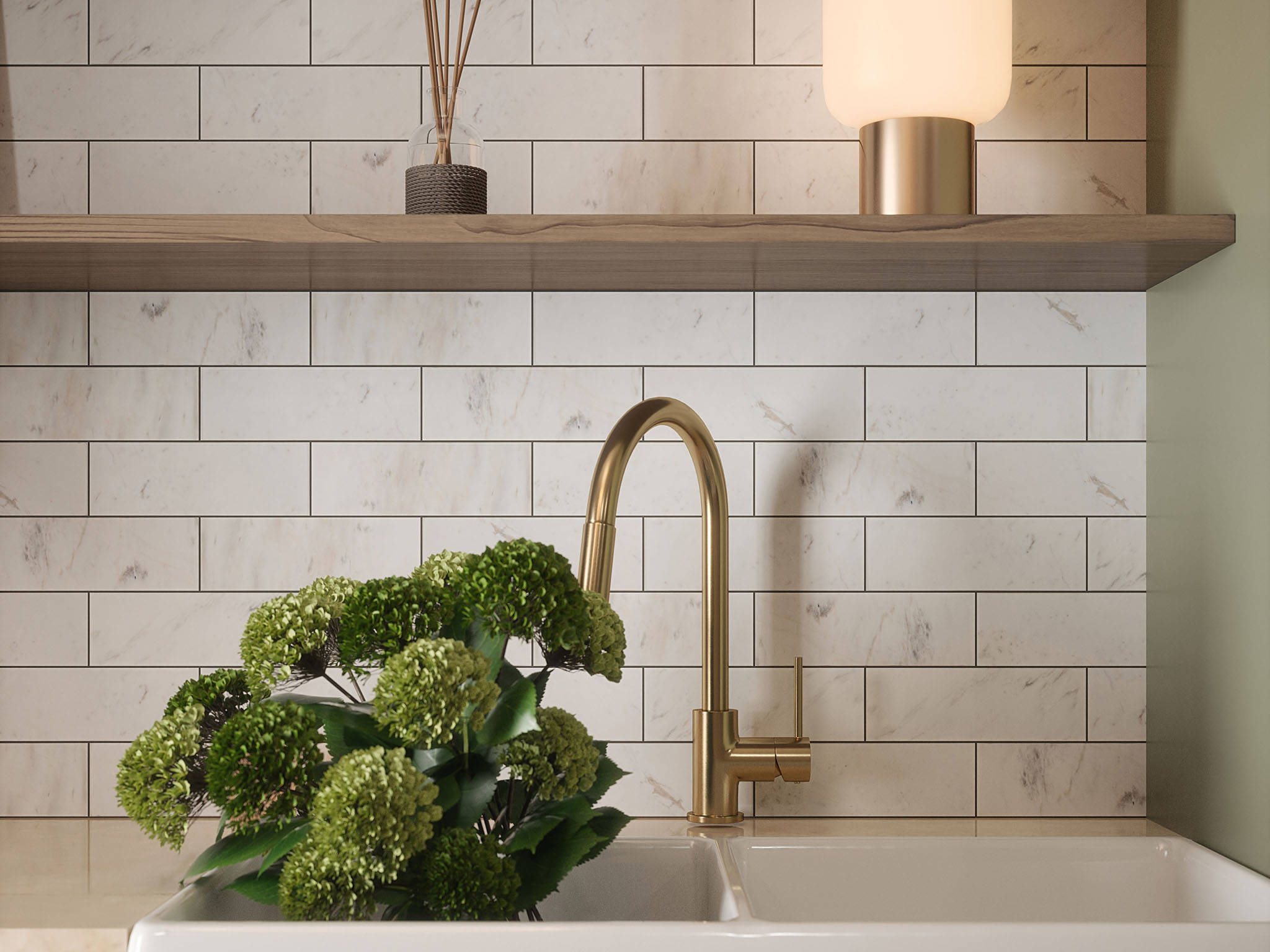 Camellia Field Tile | Aromaz Home