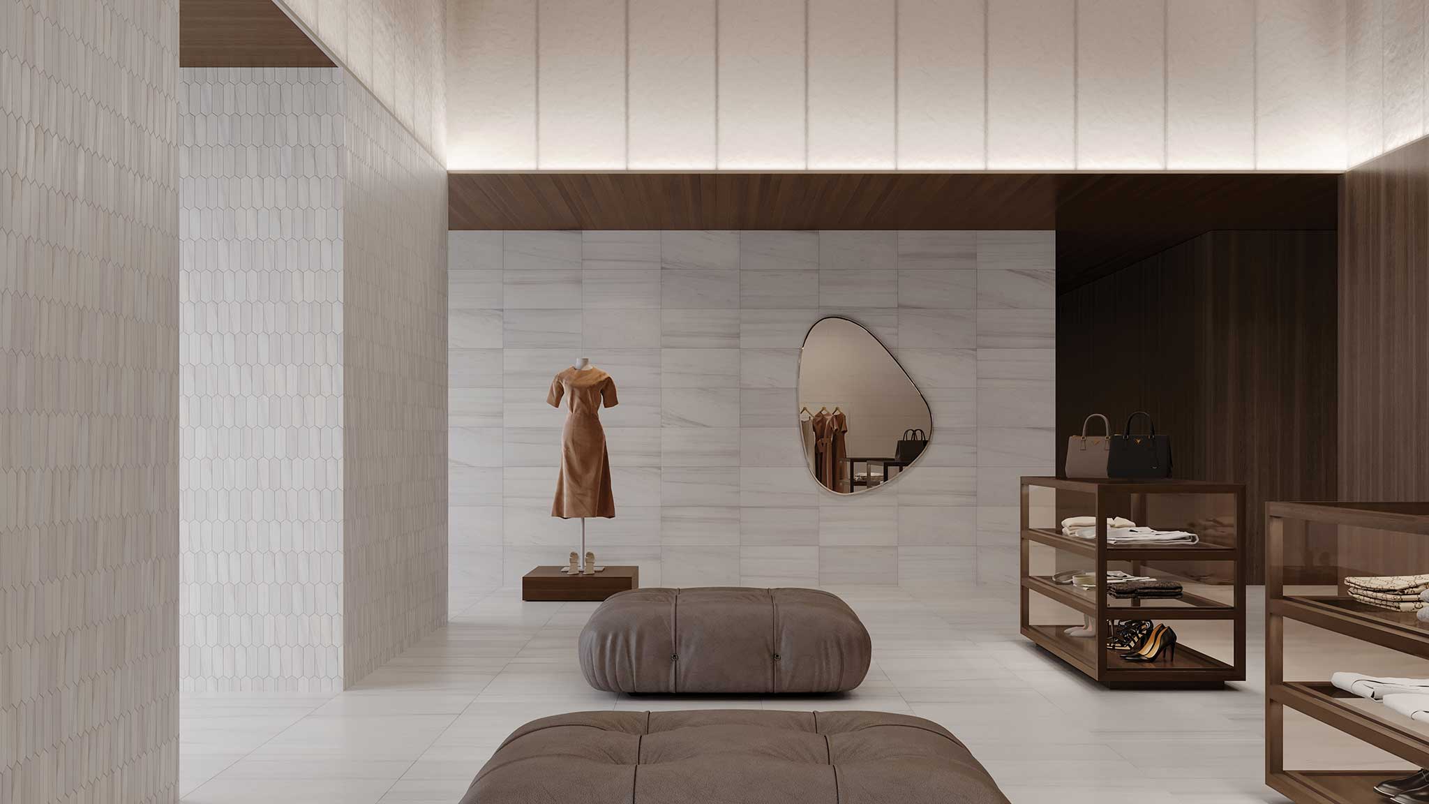 Cosmo Lumino 2x6 Picket Mosaic | Aromaz Home