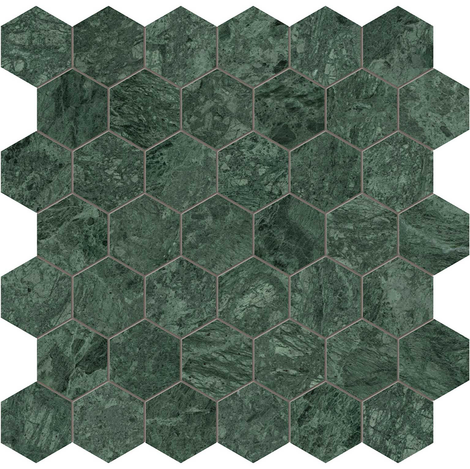 Diosa Verde 2 Hexagon Mosaic | Aromaz Home