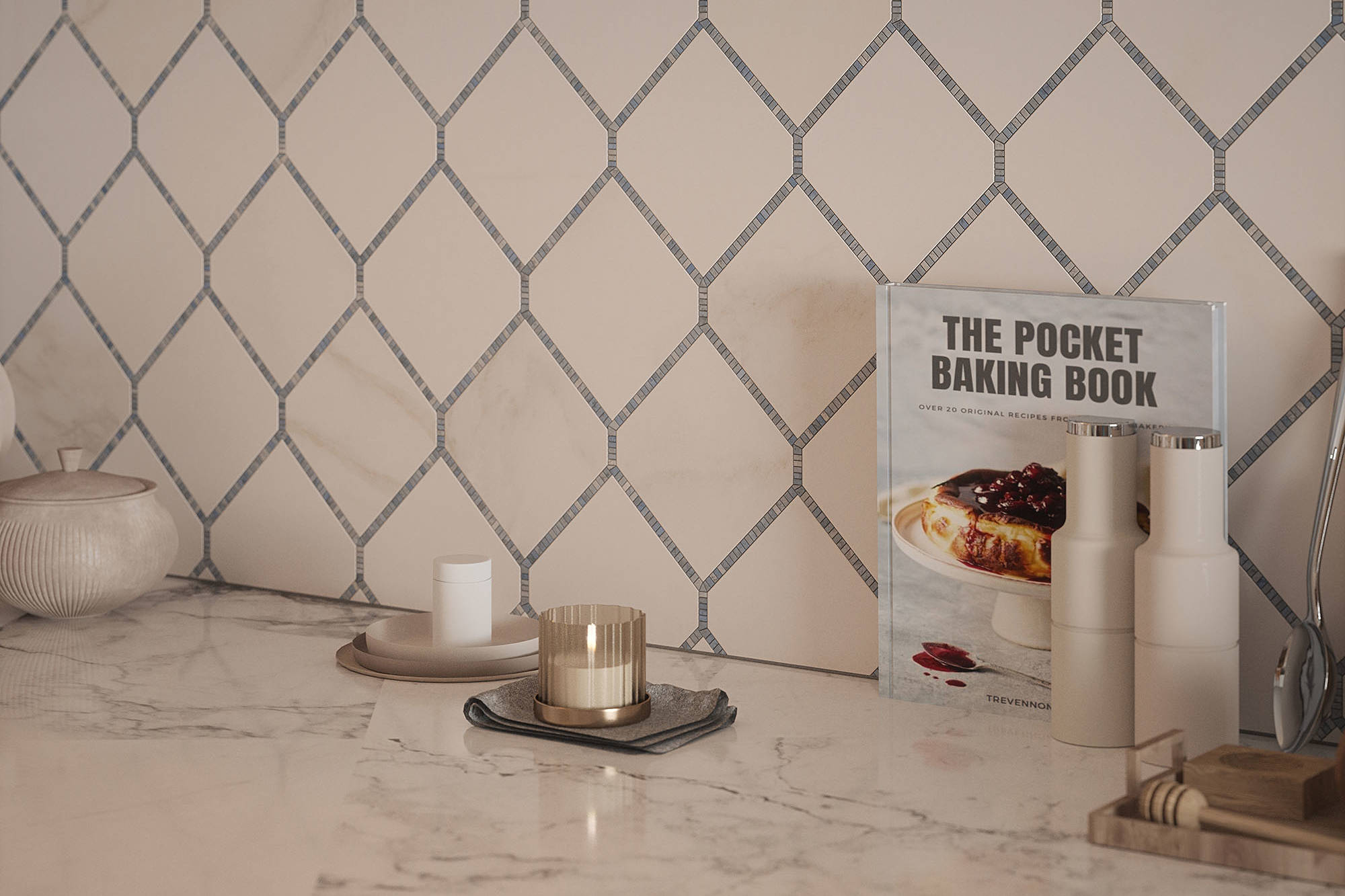 Elm Blue Mosaic 0 | Aromaz Home