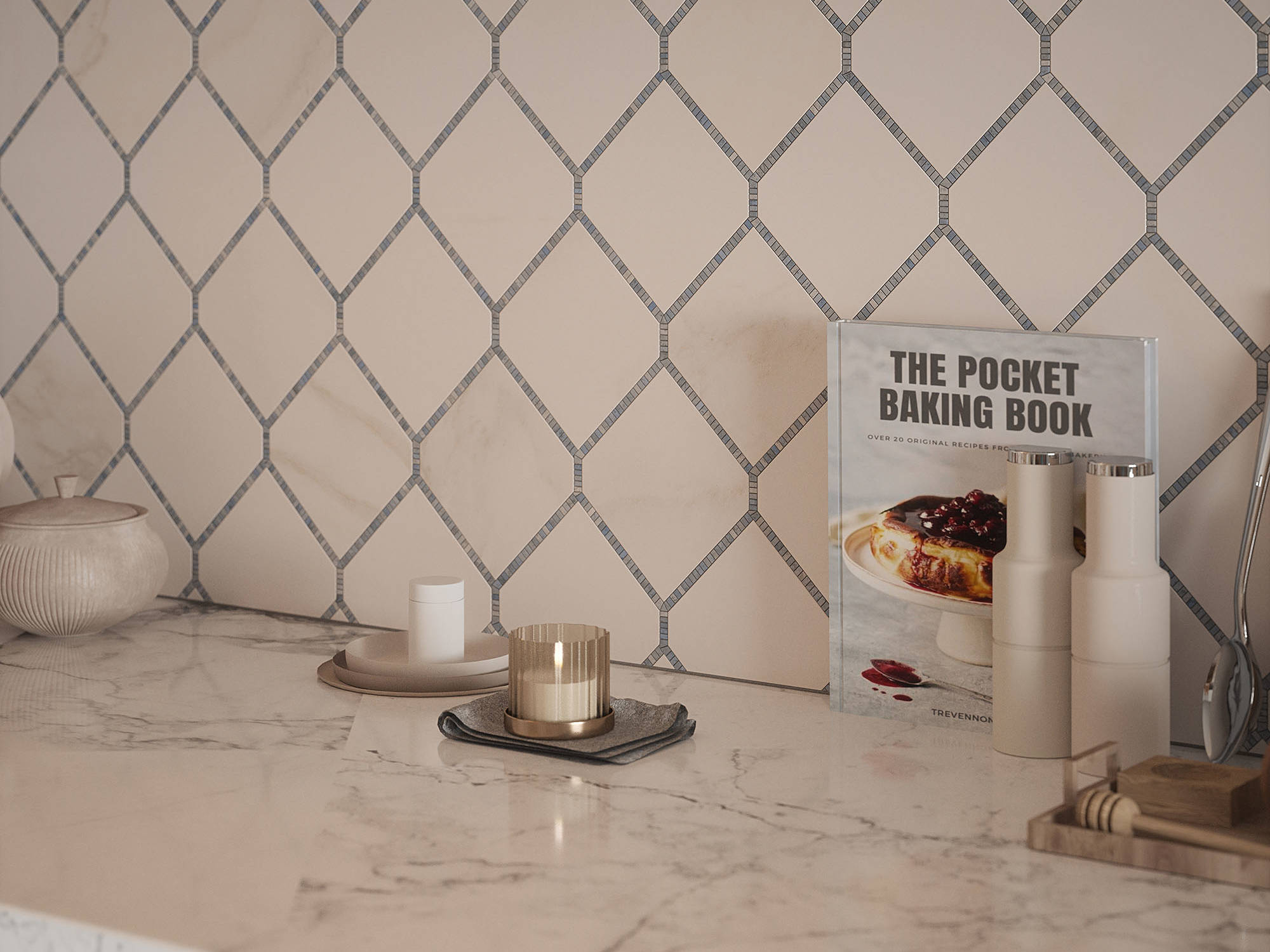 Elm Blue Mosaic 0 | Aromaz Home