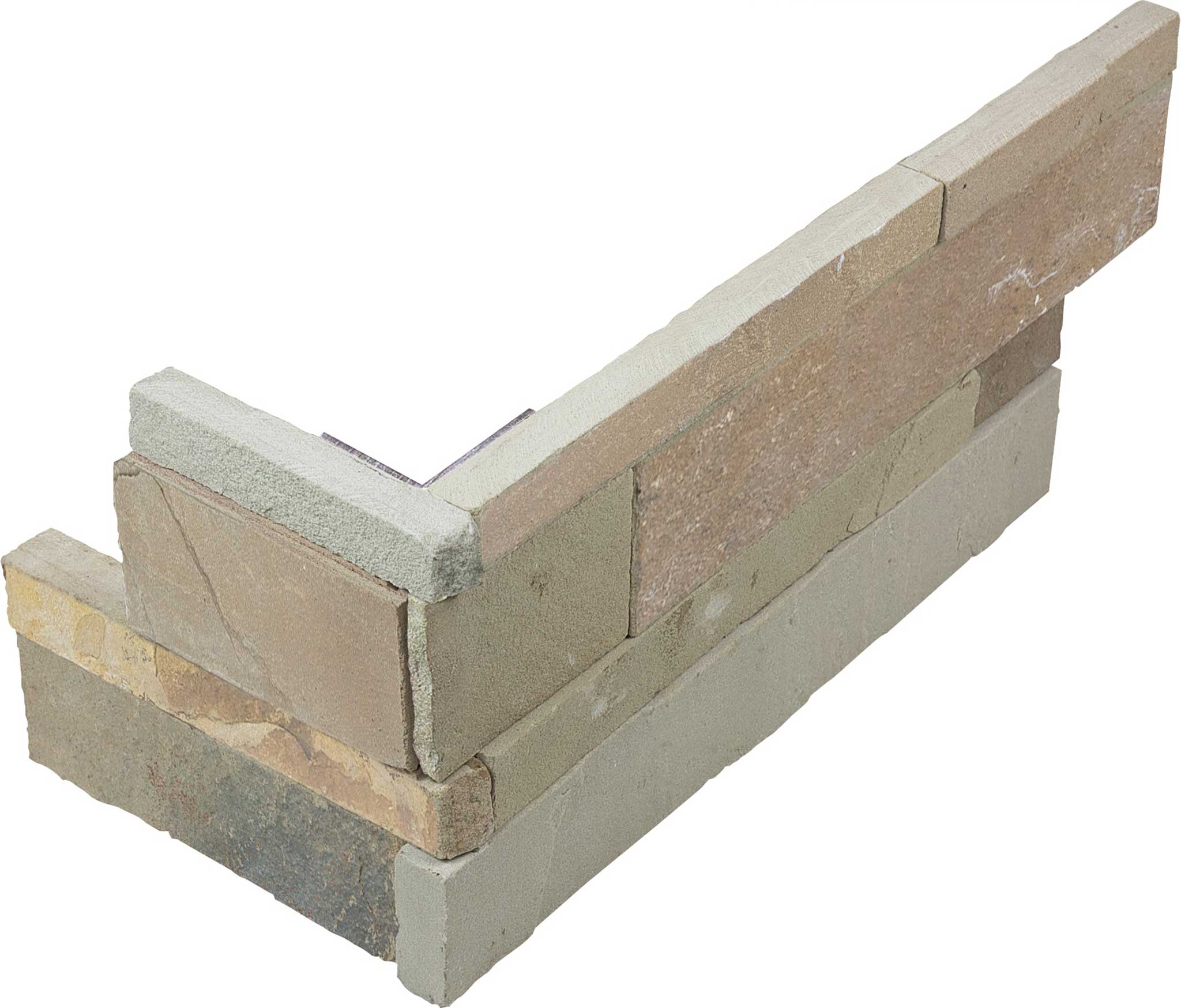 Ledger Stone 6x18 Assembled Corner | Aromaz Home