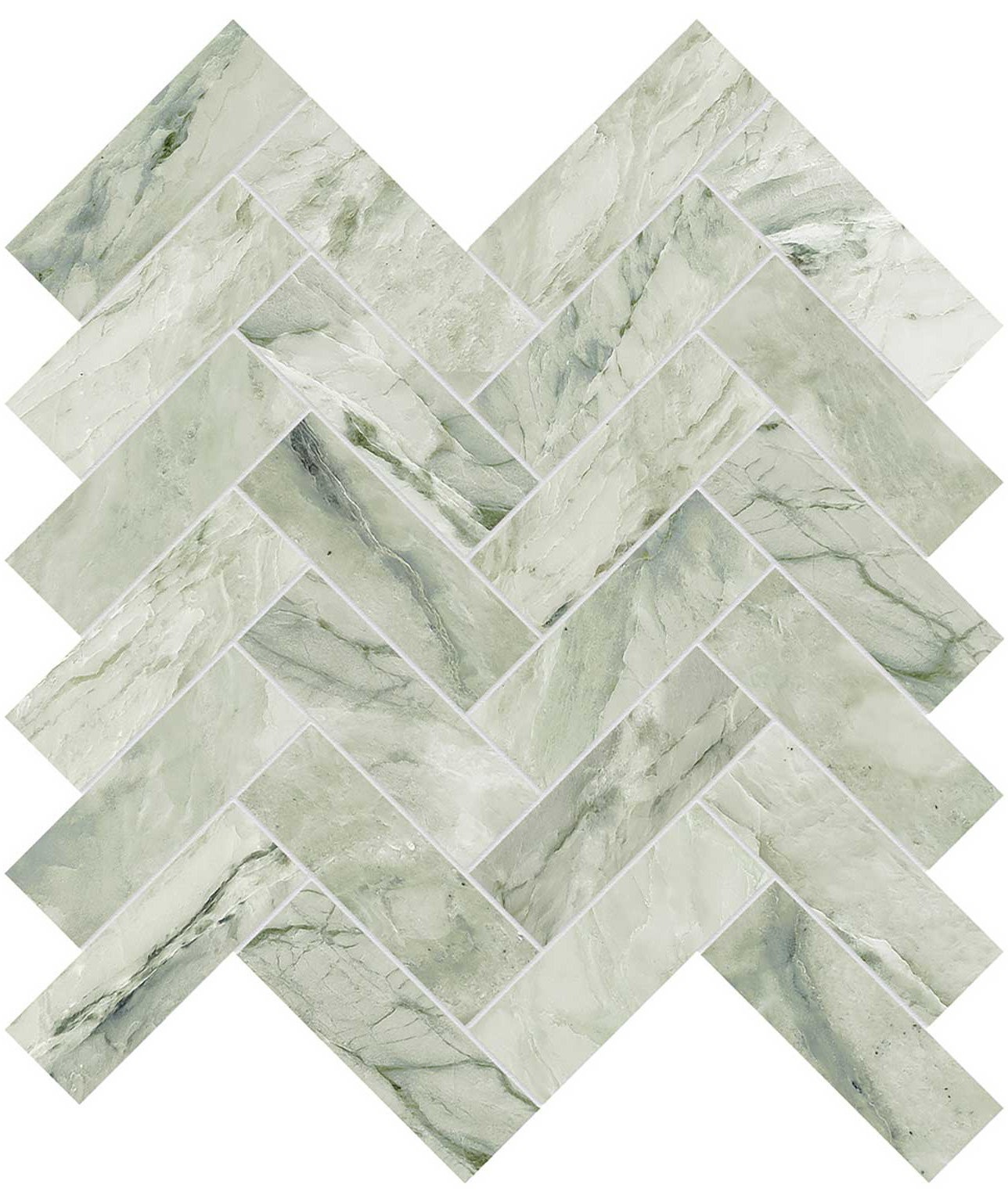 Moscato Argento 1.25x4 Herringbone Mosaic | Aromaz Home