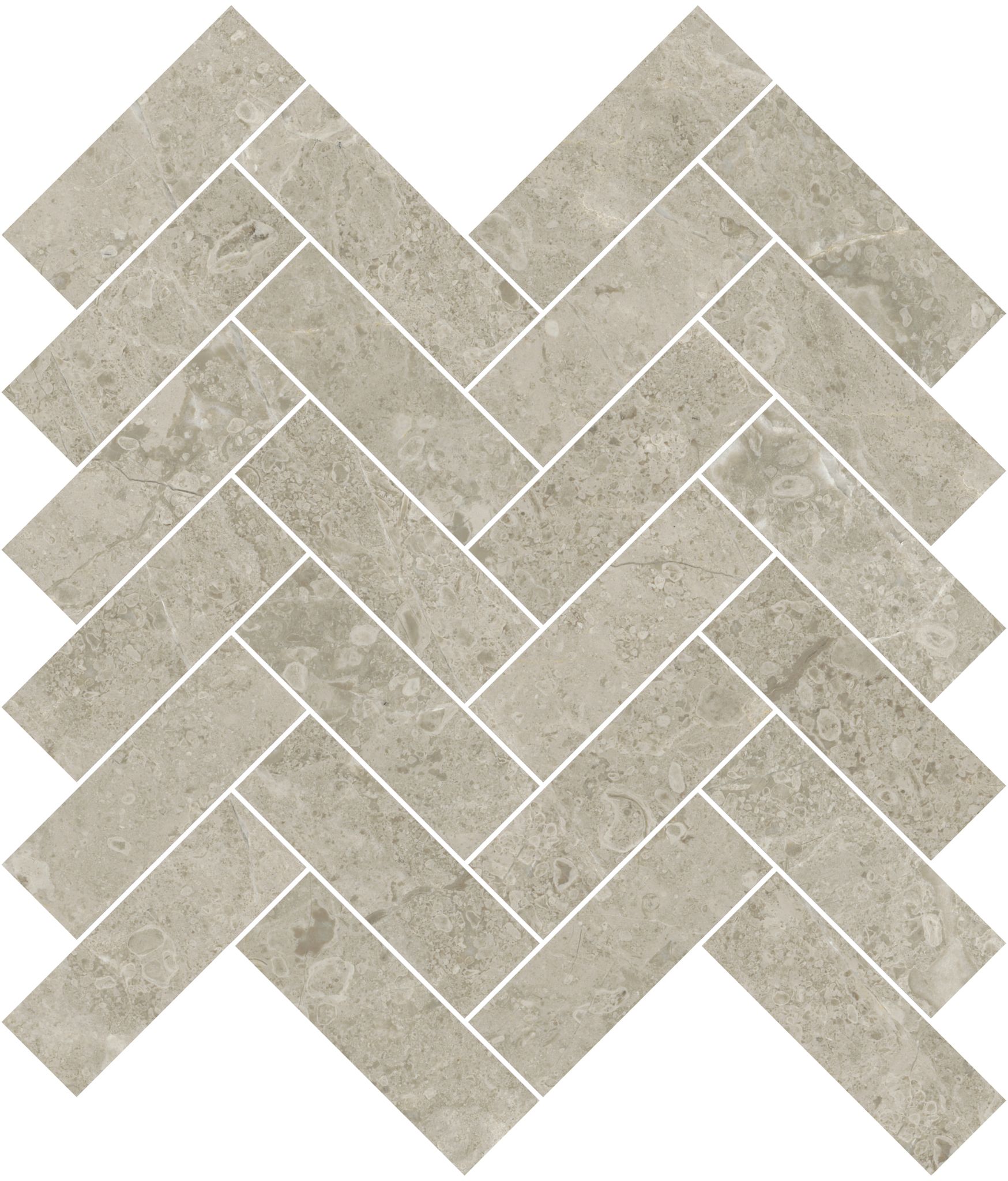 Ritz Gray 1.25x4 Herringbone Mosaic | Aromaz Home