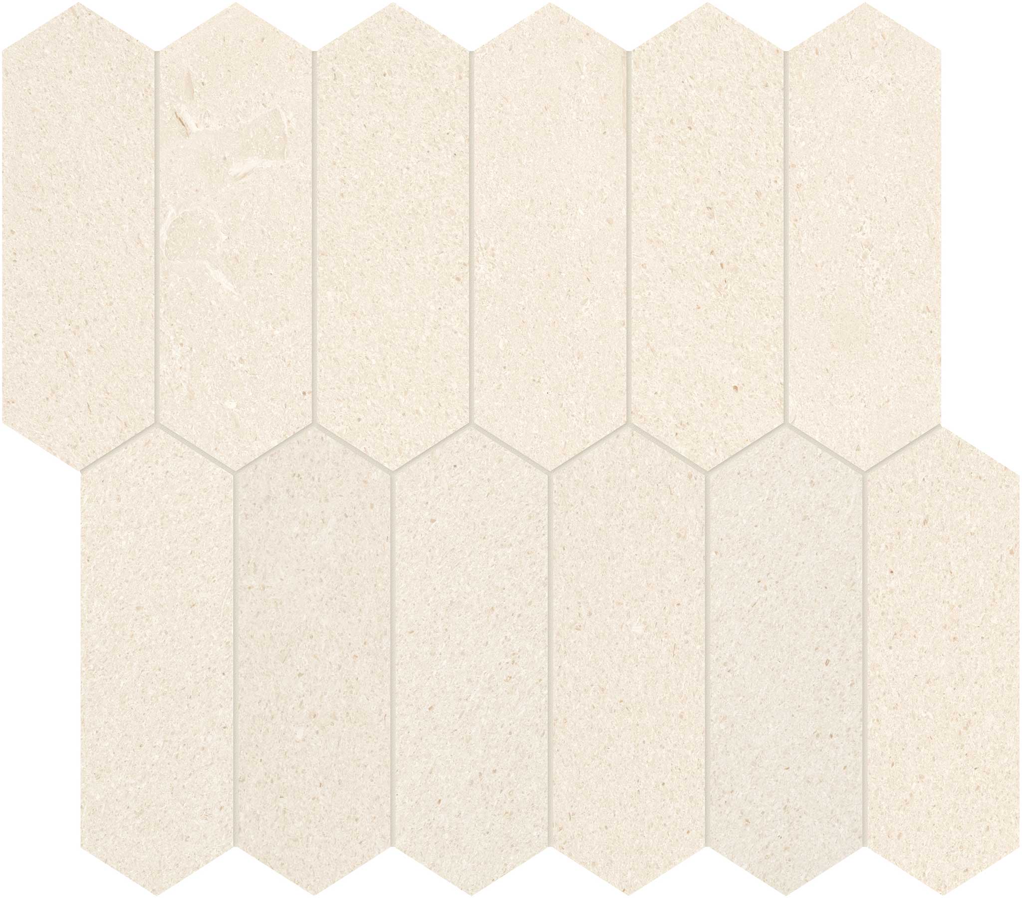 Serene Ivory 2x6 Picket Mosaic | Aromaz Home