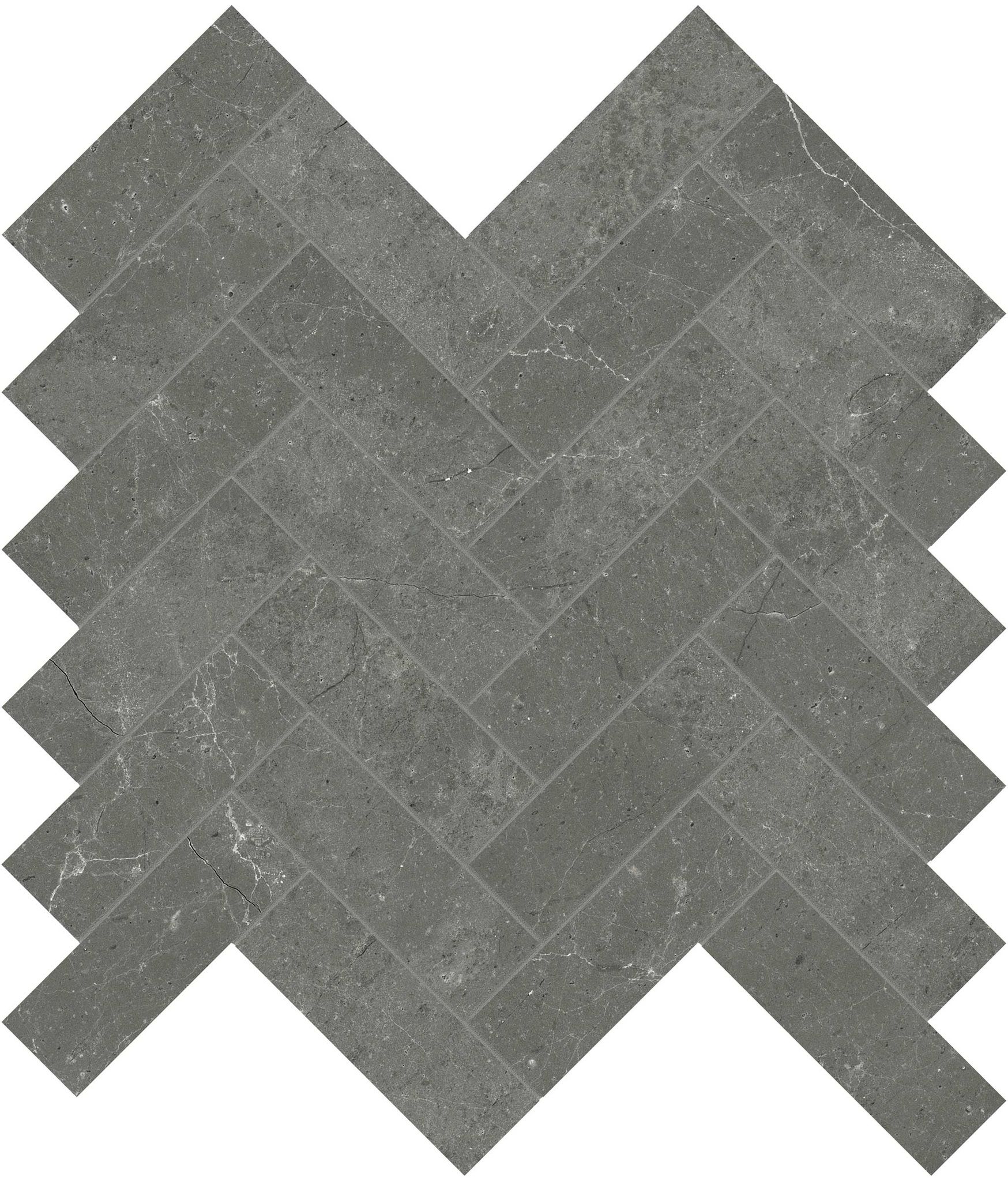 Stark Carbon 1.25x4 Herringbone Mosaic | Aromaz Home