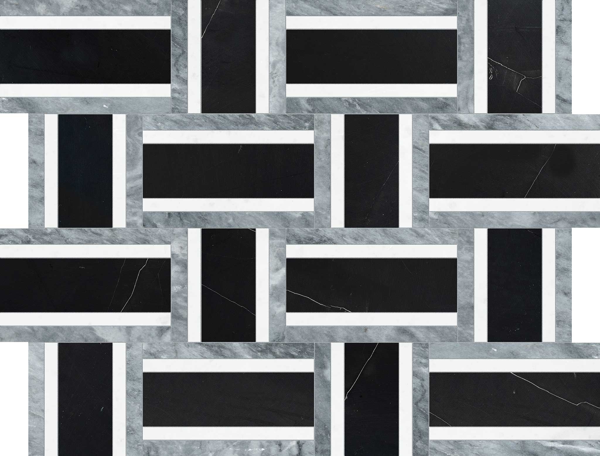 Utopio Cesto Monochromo Mosaic | Aromaz Home