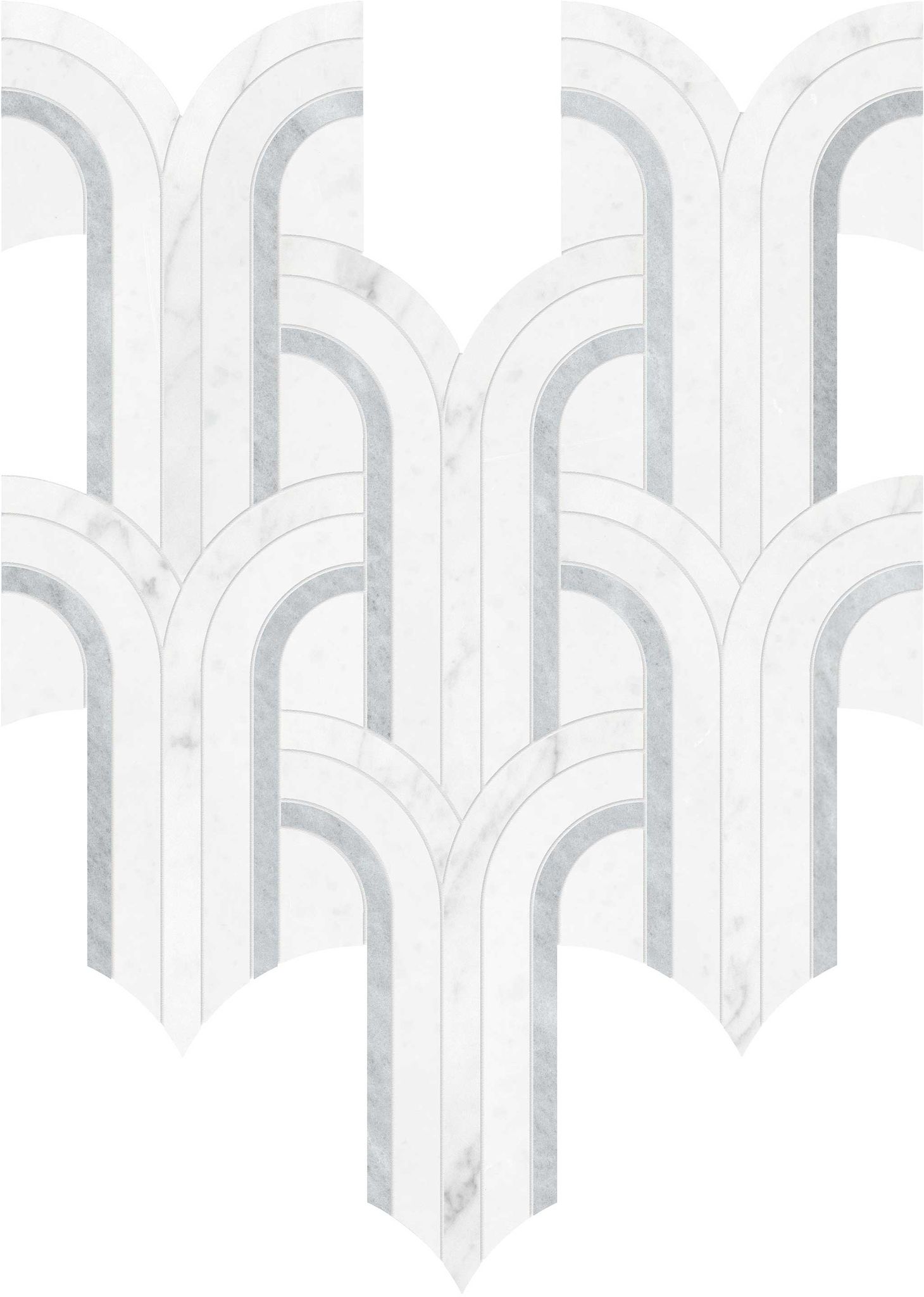 Utopio Florence Dove Stone Mosaic | Aromaz Home