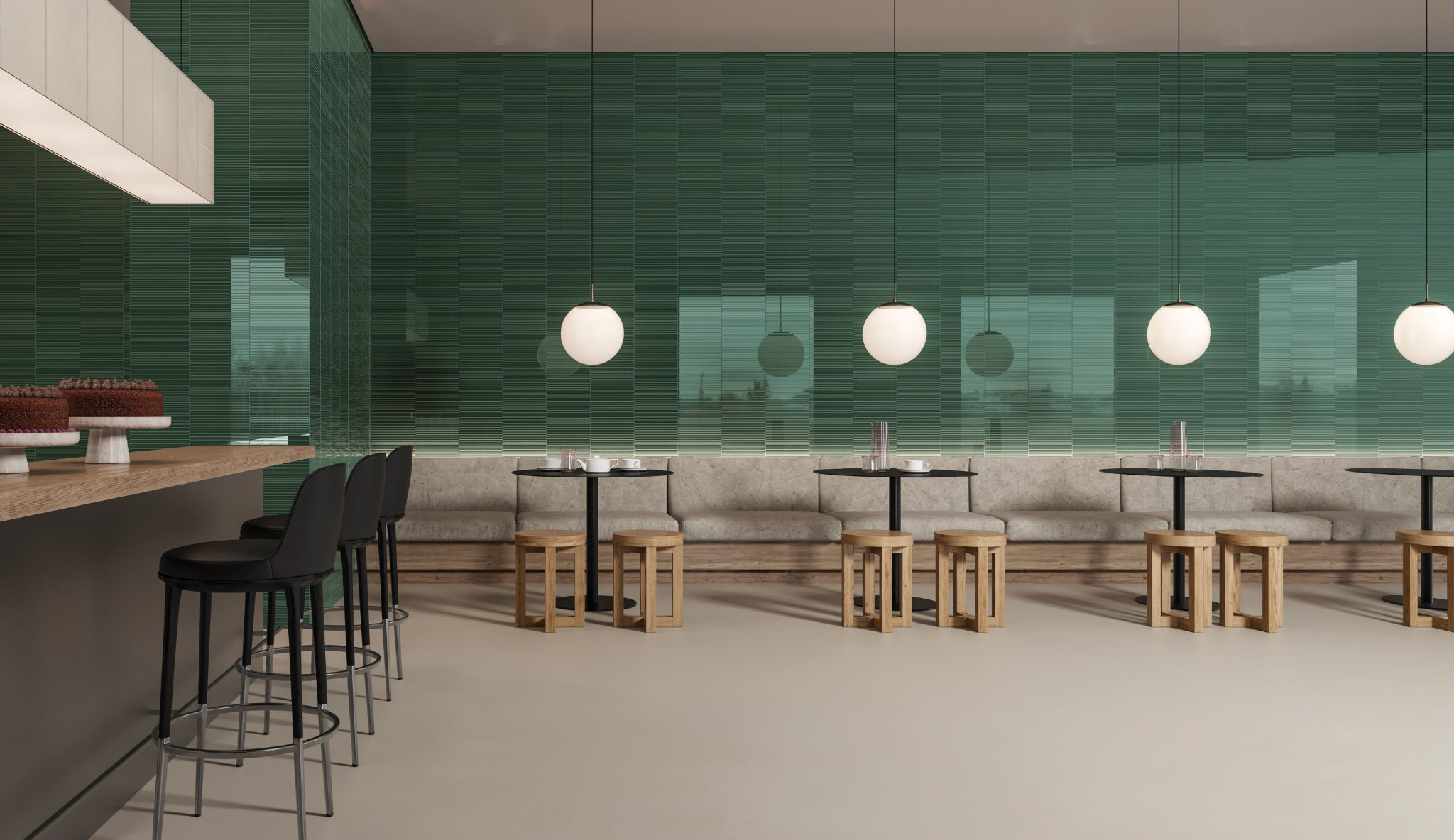 Geometra 3x12 Emerald Divide | Aromaz Home