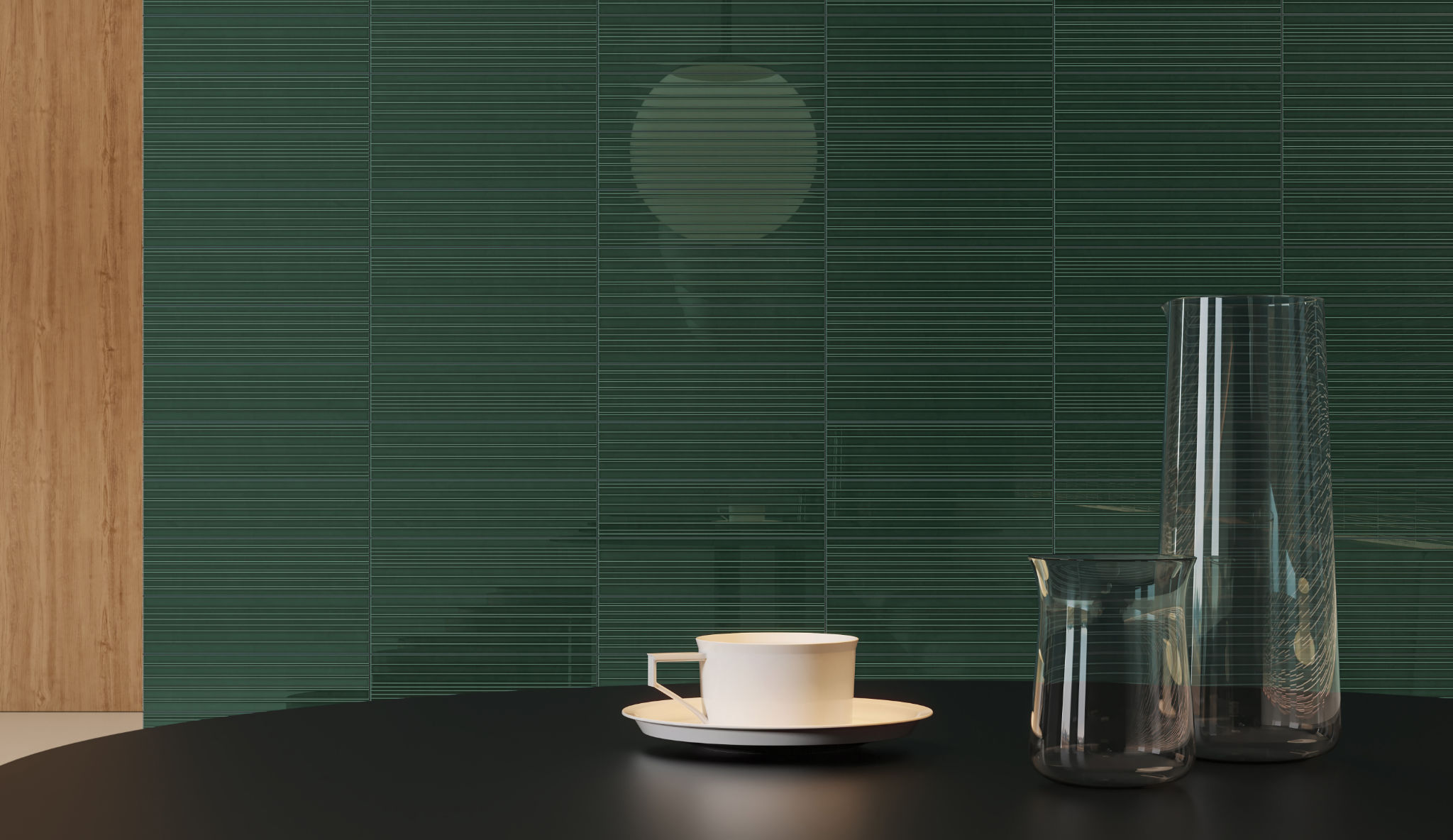 Geometra 3x12 Emerald Divide | Aromaz Home