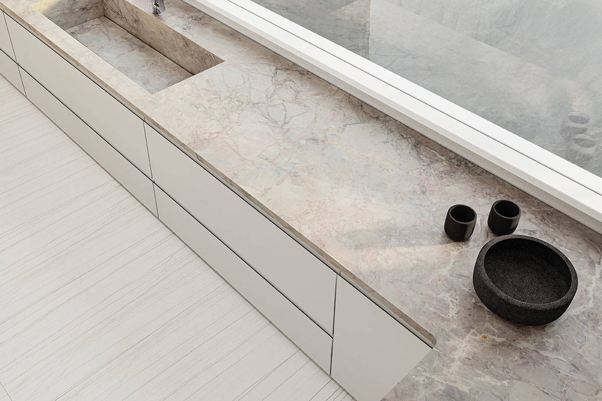 Royal Stoneworks TUSCAN WHITE VEIN 2 | Aromaz Home
